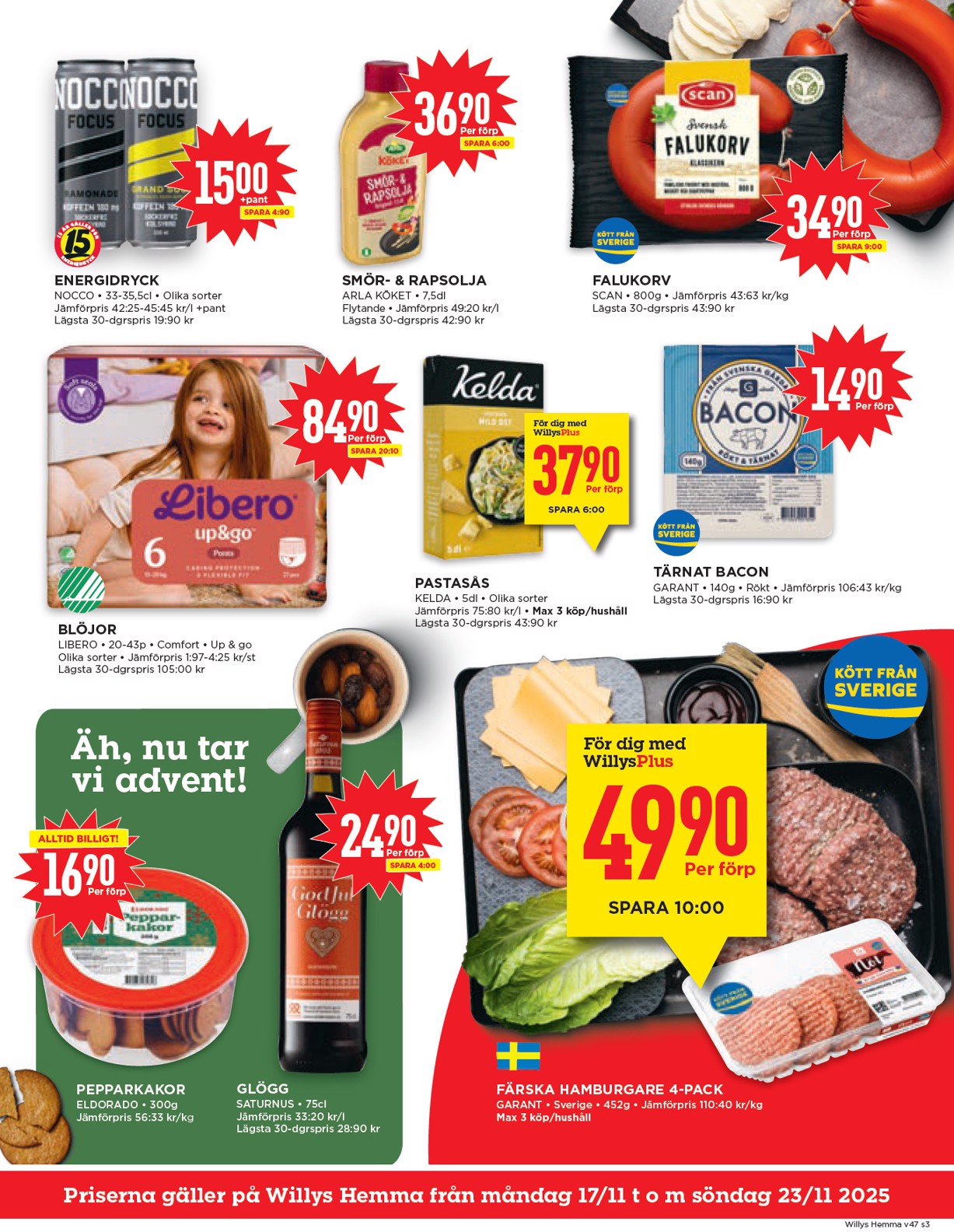 willy-s - Willy's - Hemma-reklambladet giltigt från 17/11 - 23/11 - page: 3