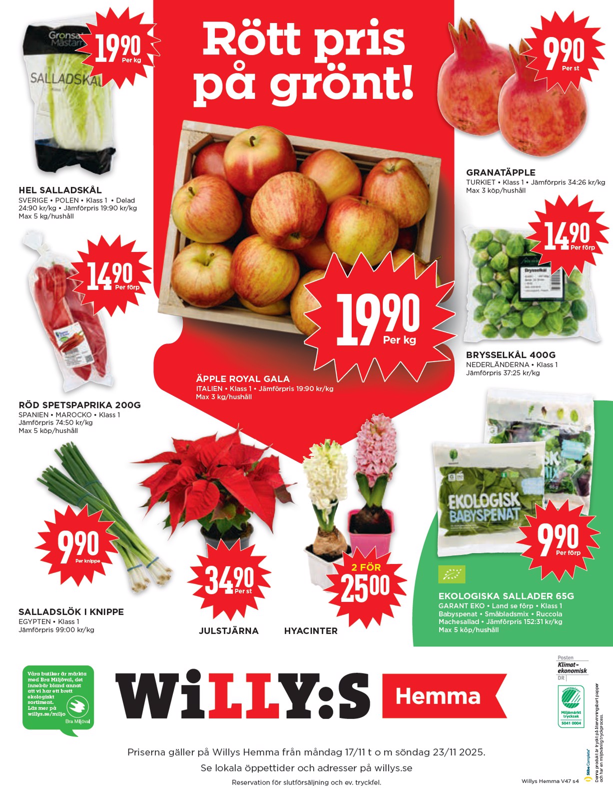 willy-s - Willy's - Hemma-reklambladet giltigt från 17/11 - 23/11 - page: 4