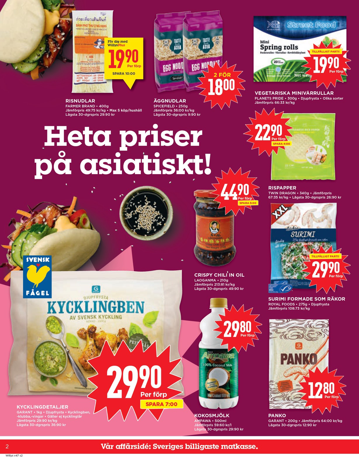 willy-s - Willy's-reklambladet giltigt från 17/11 - 23/11 - page: 2