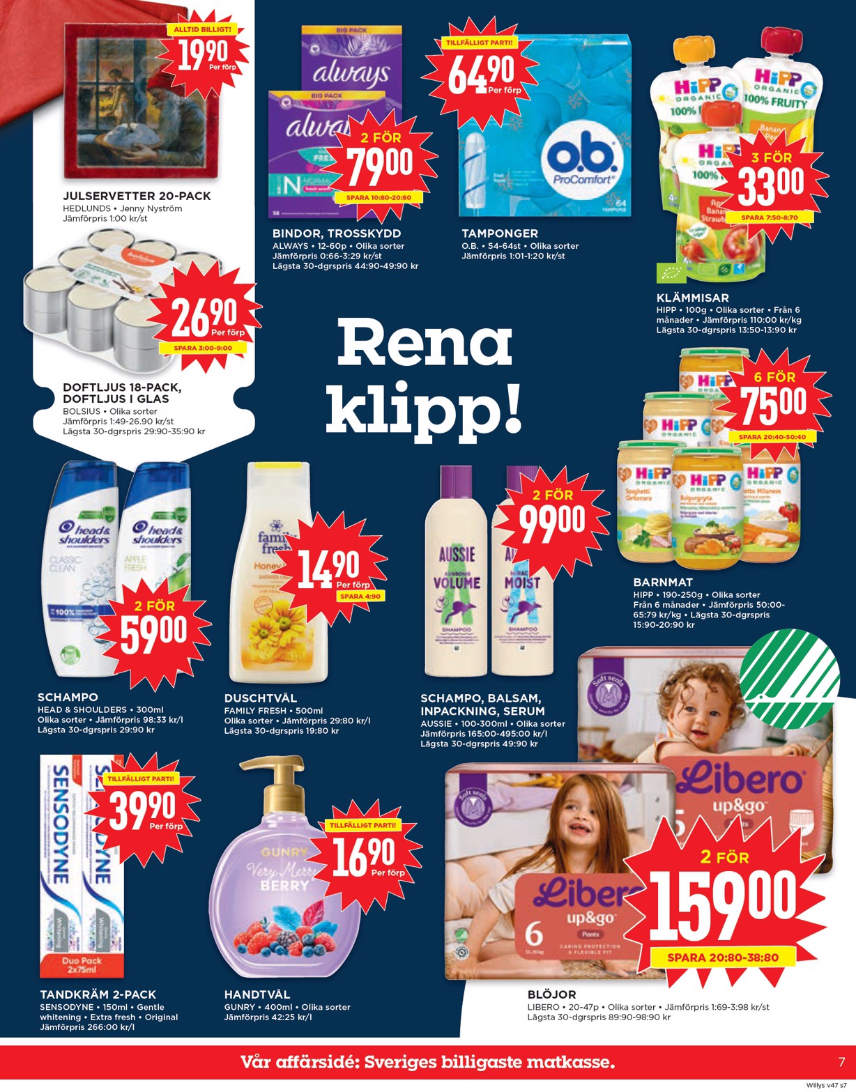 willy-s - Willy's-reklambladet giltigt från 17/11 - 23/11 - page: 7