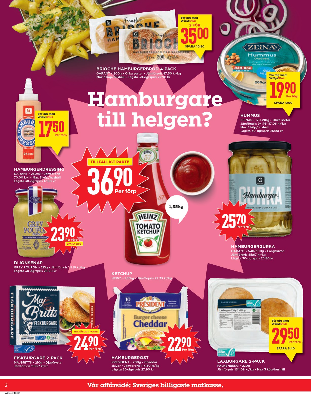 willy-s - Willy's-reklambladet giltigt från 24/11 - 30/11 - page: 2