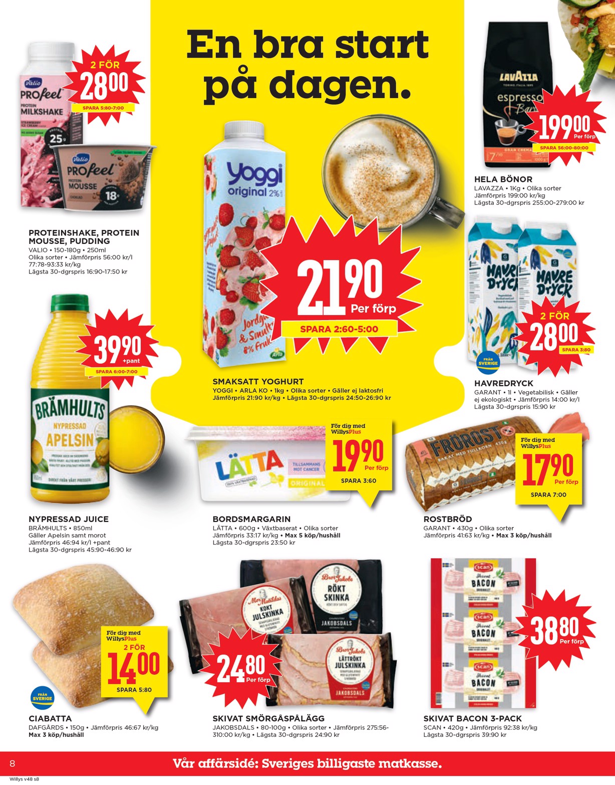 willy-s - Willy's-reklambladet giltigt från 24/11 - 30/11 - page: 8