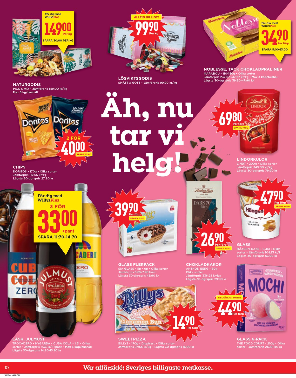 willy-s - Willy's-reklambladet giltigt från 24/11 - 30/11 - page: 10