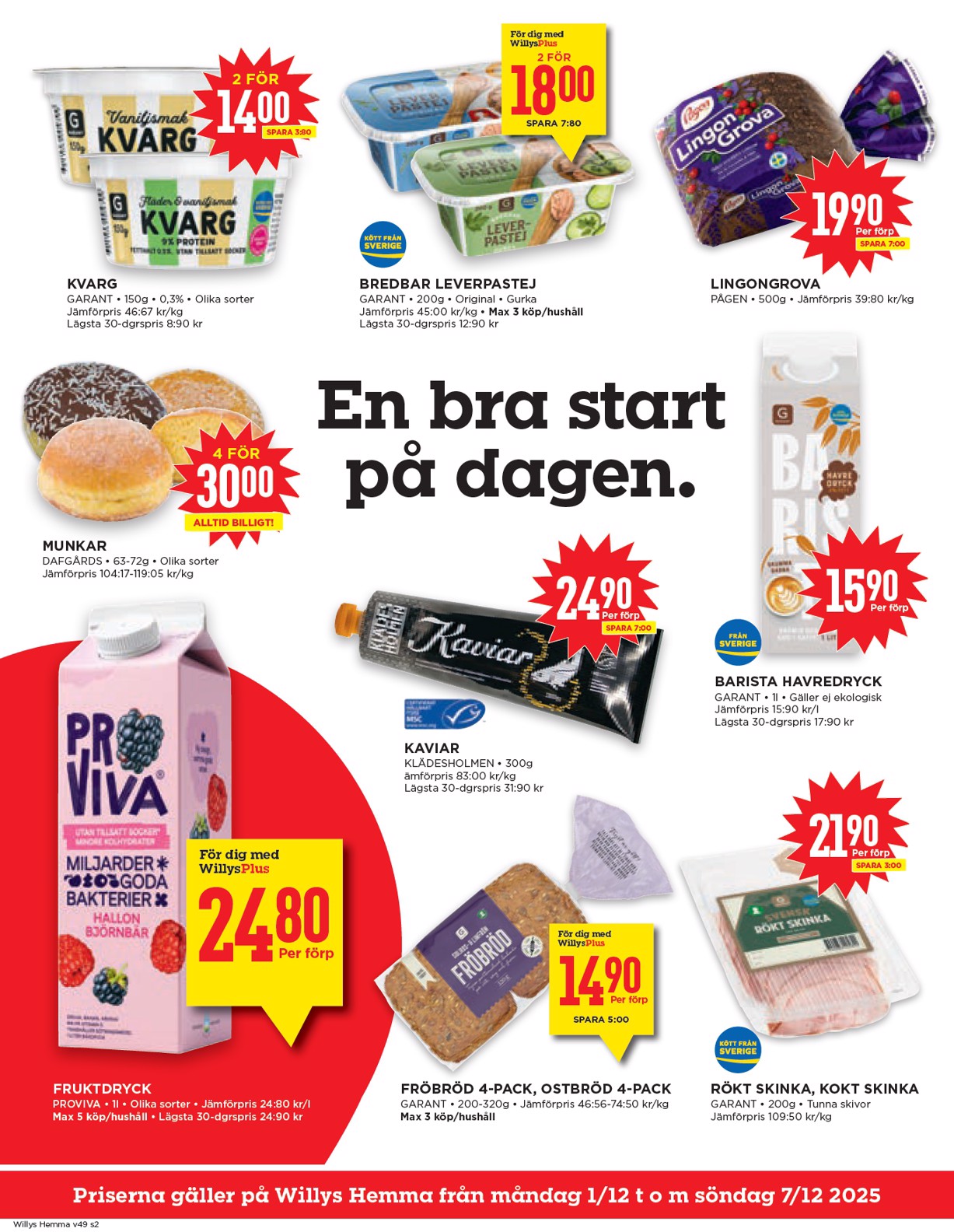 willy-s - Willy's - Hemma-reklambladet giltigt från 01/12 - 07/12 - page: 2