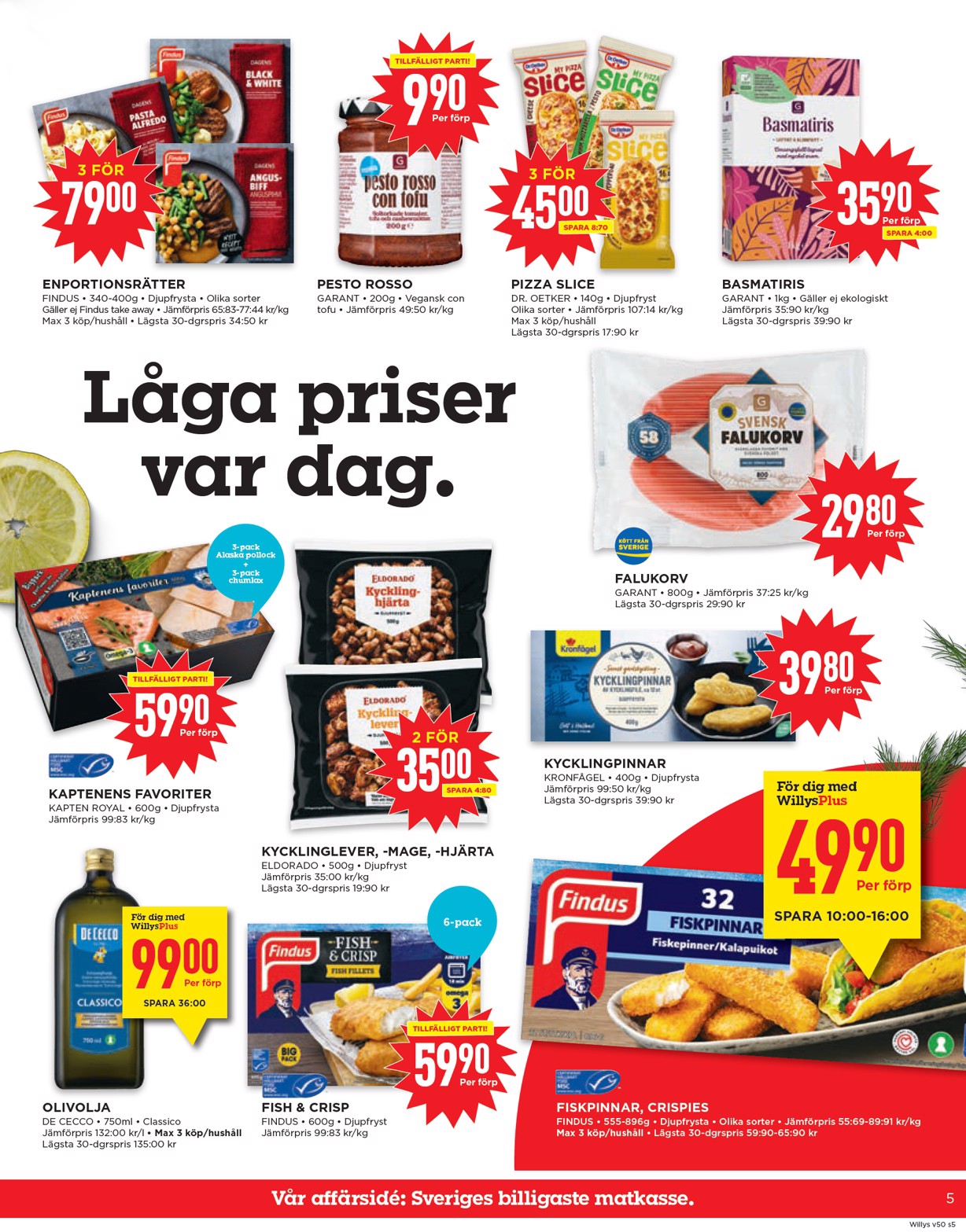 willy-s - Willy's-reklambladet giltigt från 08/12 - 14/12 - page: 5