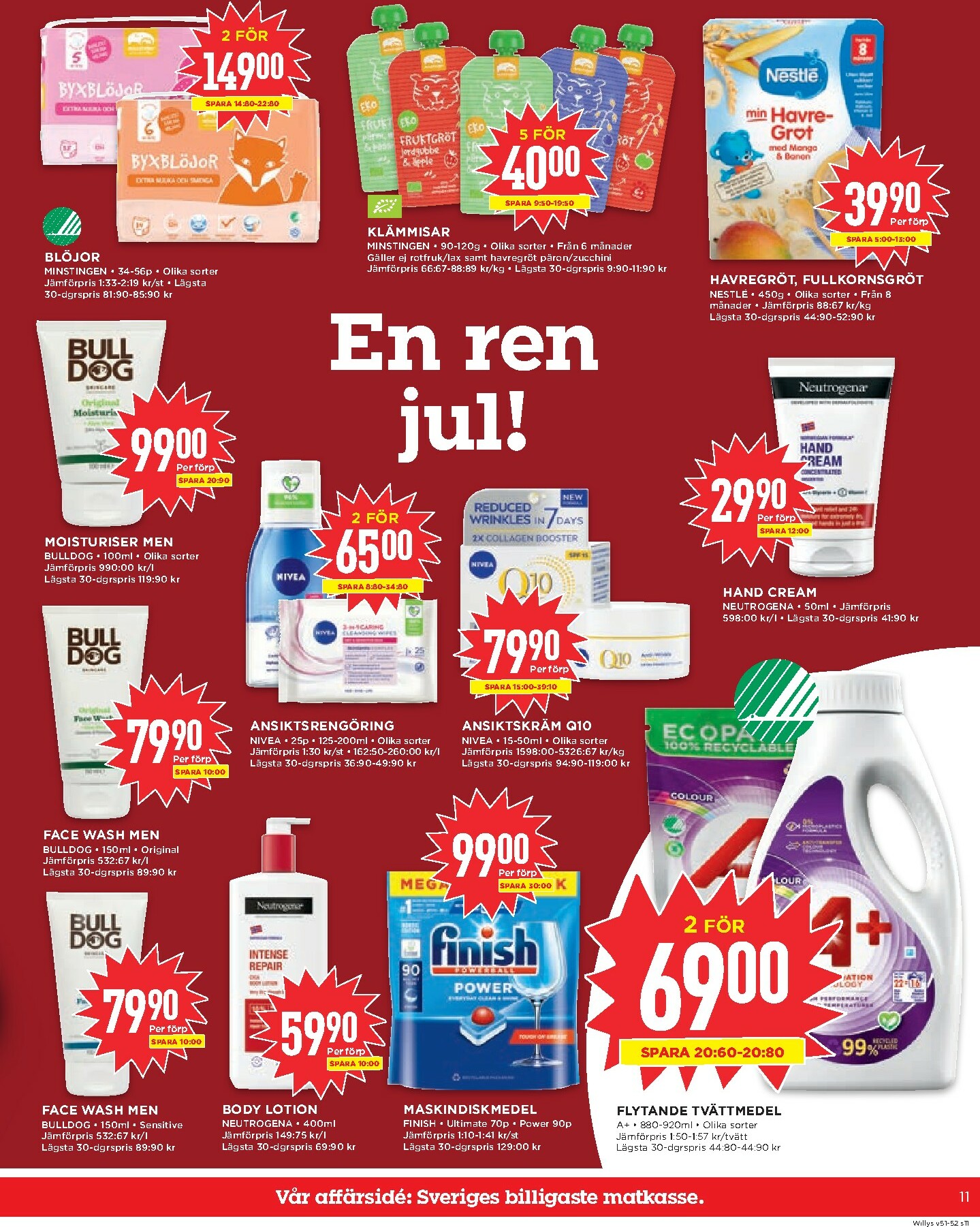 willy-s - Willy's-reklambladet giltigt från 15/12 - 25/12 - page: 11