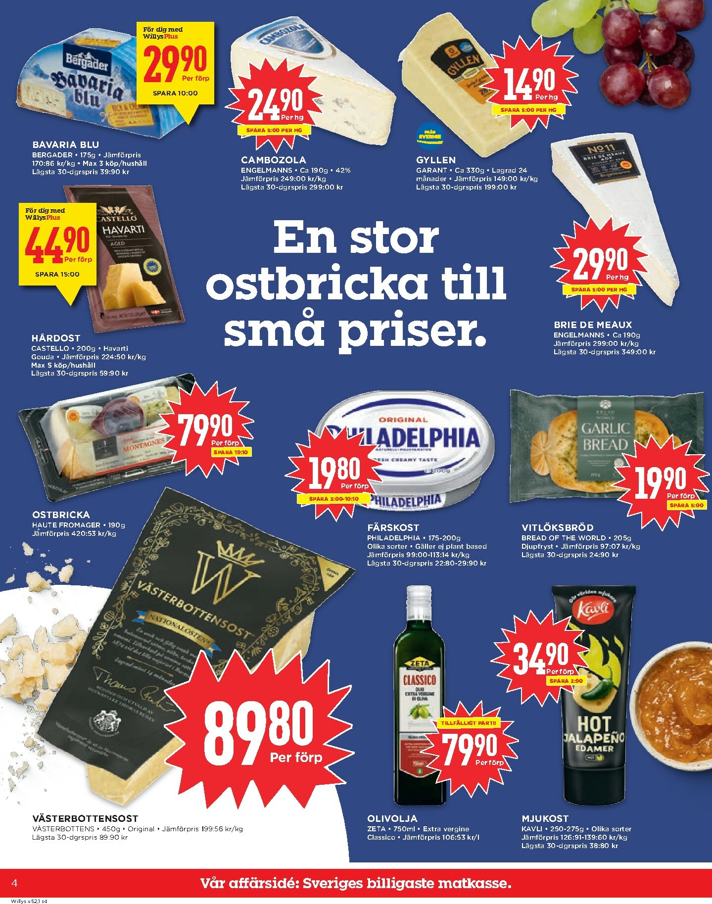 willy-s - Willy's-reklambladet giltigt från 26/12 - 04/01 - page: 4
