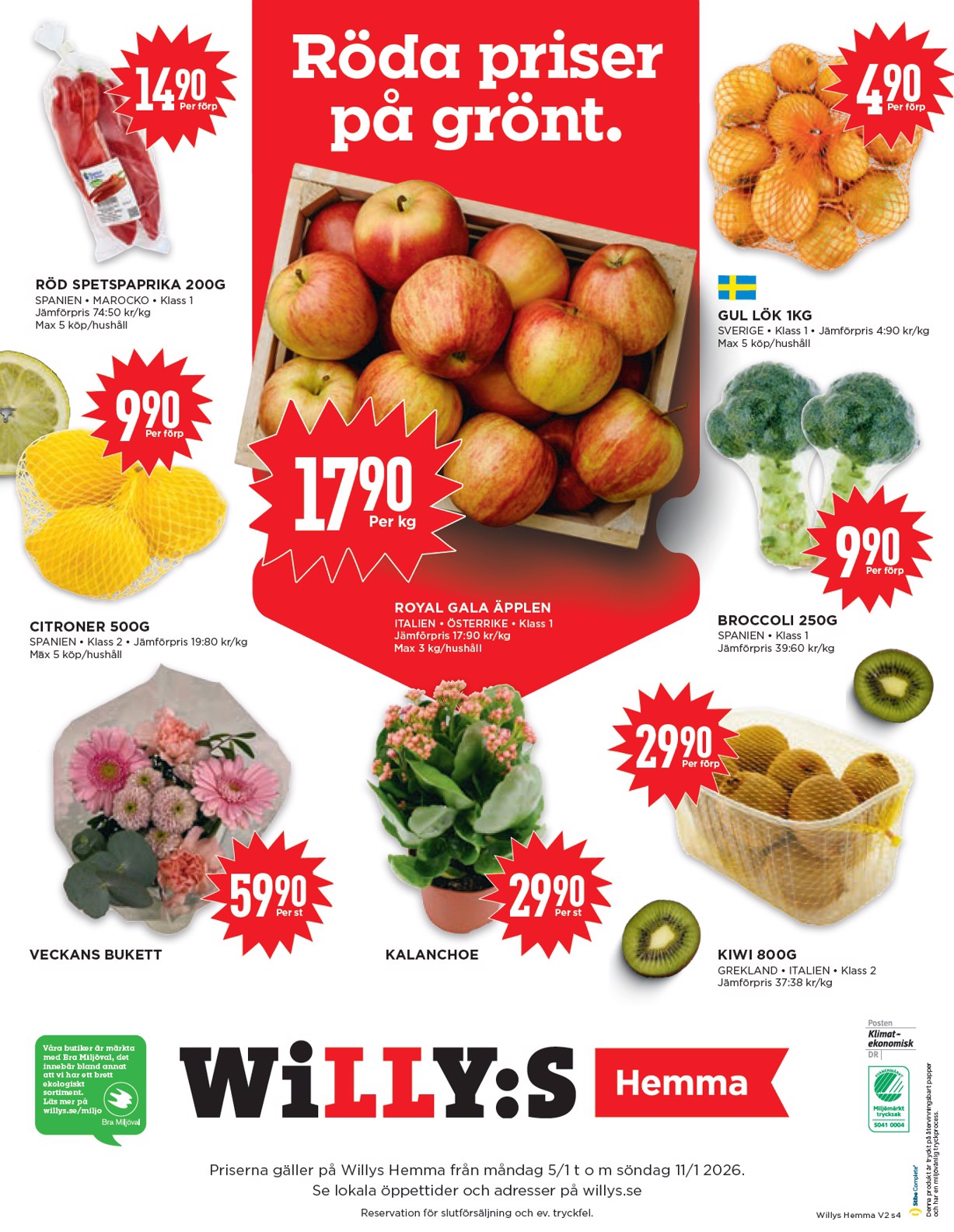 willy-s - Willy's - Hemma-reklambladet giltigt från 05/01 - 11/01 - page: 4