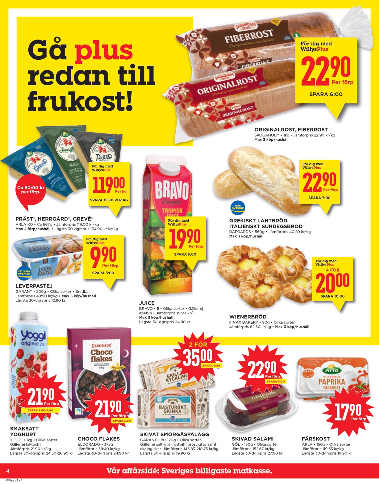 willy-s - Willy's-reklambladet giltigt från 12/01 - 18/01 - page: 4