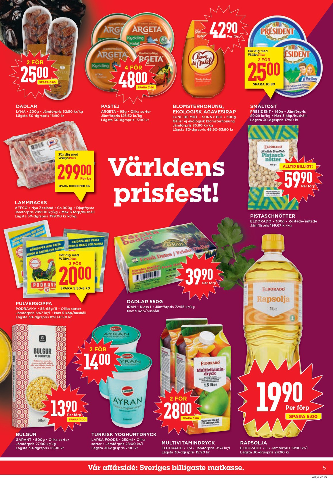 willy-s - Willy's-reklambladet giltigt från 16/02/2026 - 22/02/2026 - page: 5