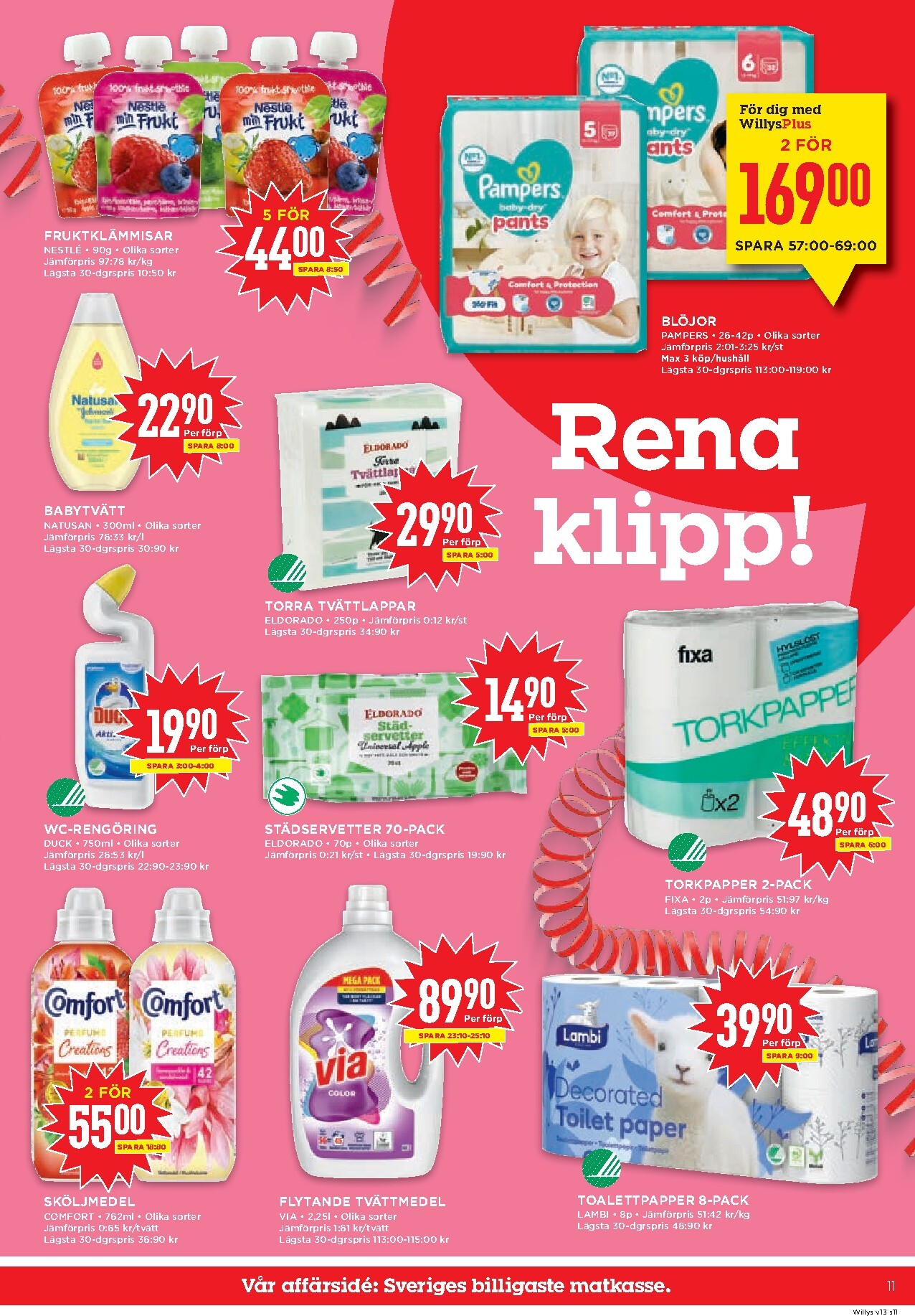 willy-s - Willy's-reklambladet giltigt från 23/03/2026 - 29/03/2026 - page: 11