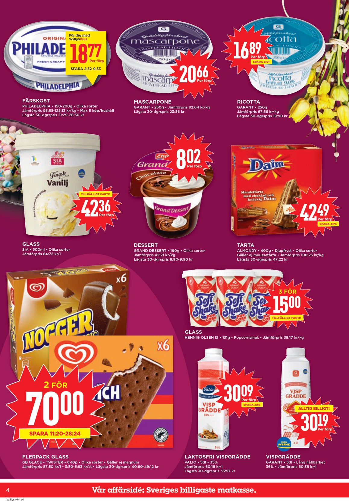 willy-s - Willy's-reklambladet giltigt från 30/03/2026 - 05/04/2026 - page: 4