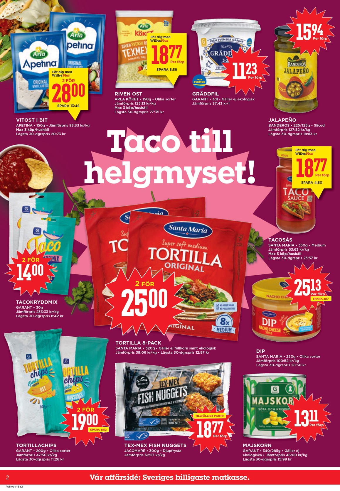 willy-s - Aktuellt Willy's reklamblad giltigt från måndag 13/04/2026 till söndag 19/04/2026 - page: 2