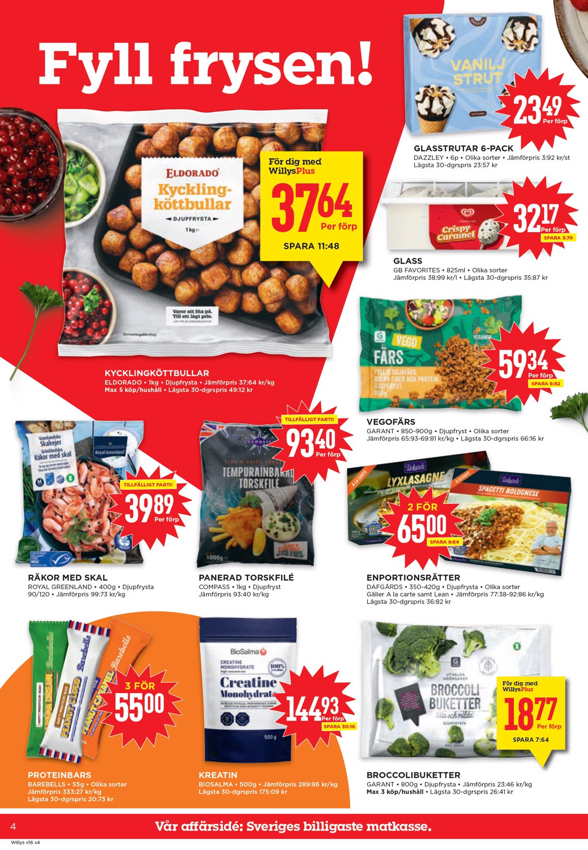 willy-s - Aktuellt Willy's reklamblad giltigt från måndag 13/04/2026 till söndag 19/04/2026 - page: 4