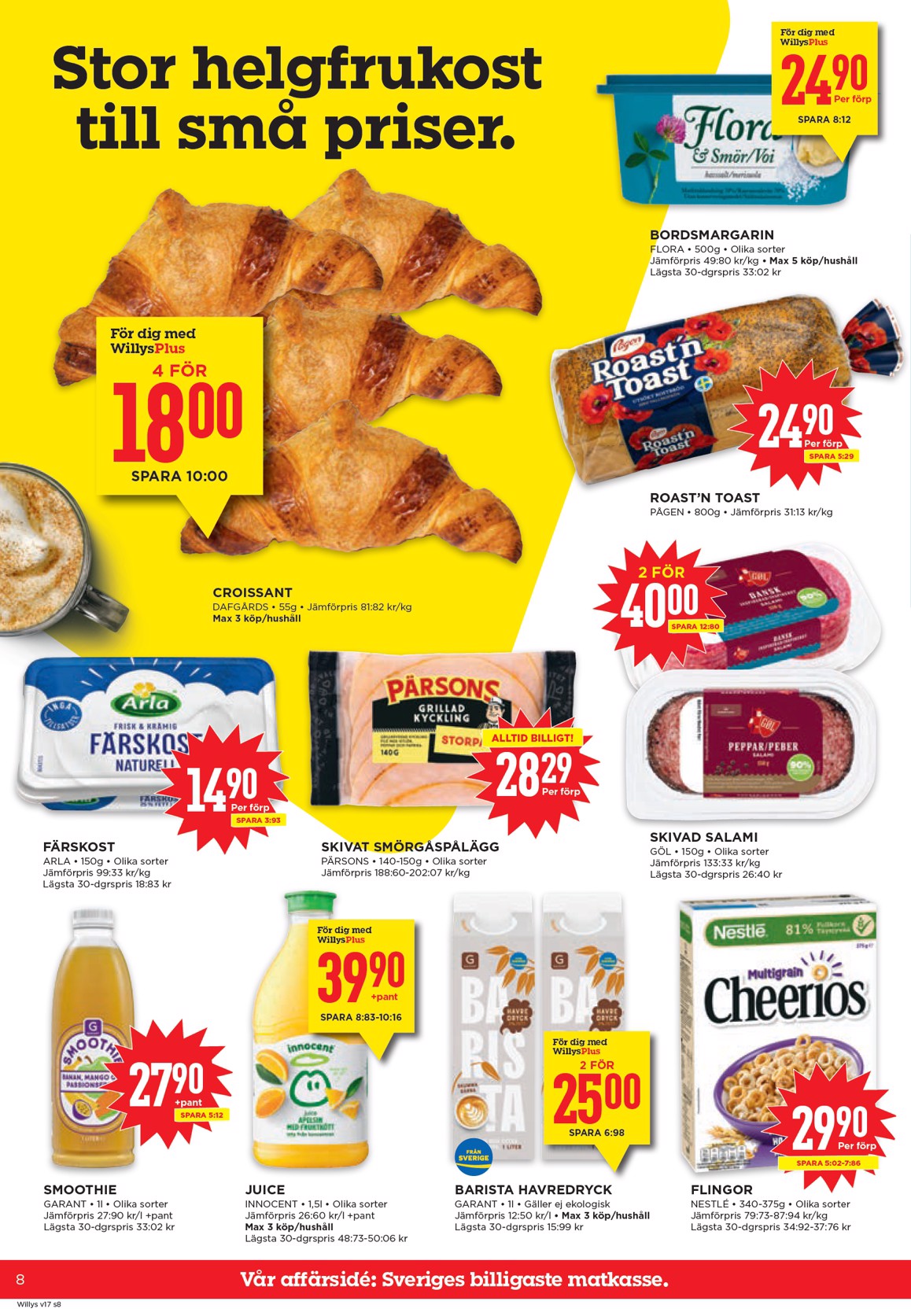 willy-s - Aktuellt Willy's reklamblad giltigt från måndag 20/04/2026 till söndag 26/04/2026 - page: 8