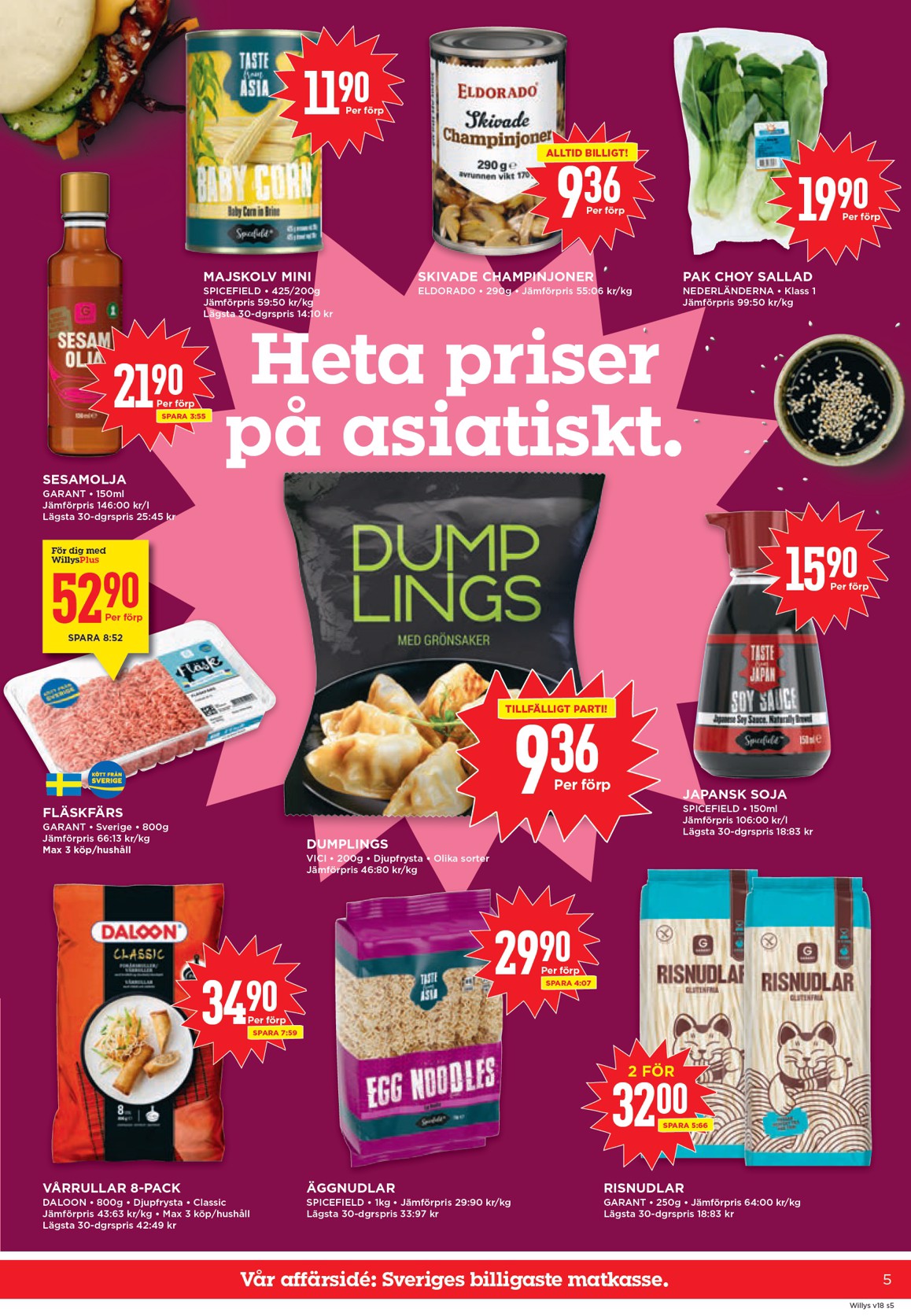 willy-s - Aktuellt Willy's reklamblad giltigt från måndag 27/04/2026 till söndag 03/05/2026 - page: 5