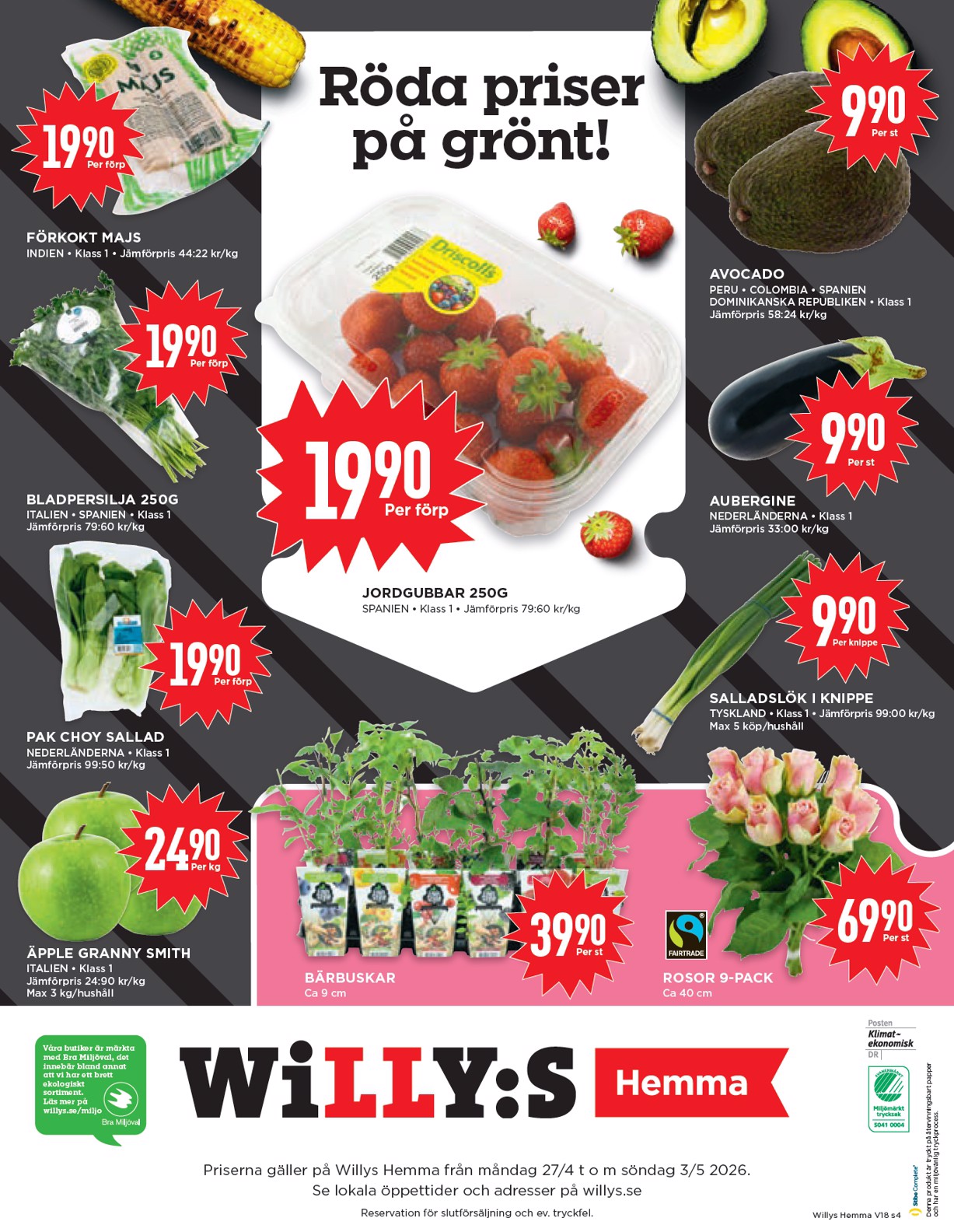 willy-s - Aktuellt Willy's - Hemma reklamblad giltigt från måndag 27/04/2026 till söndag 03/05/2026 - page: 4