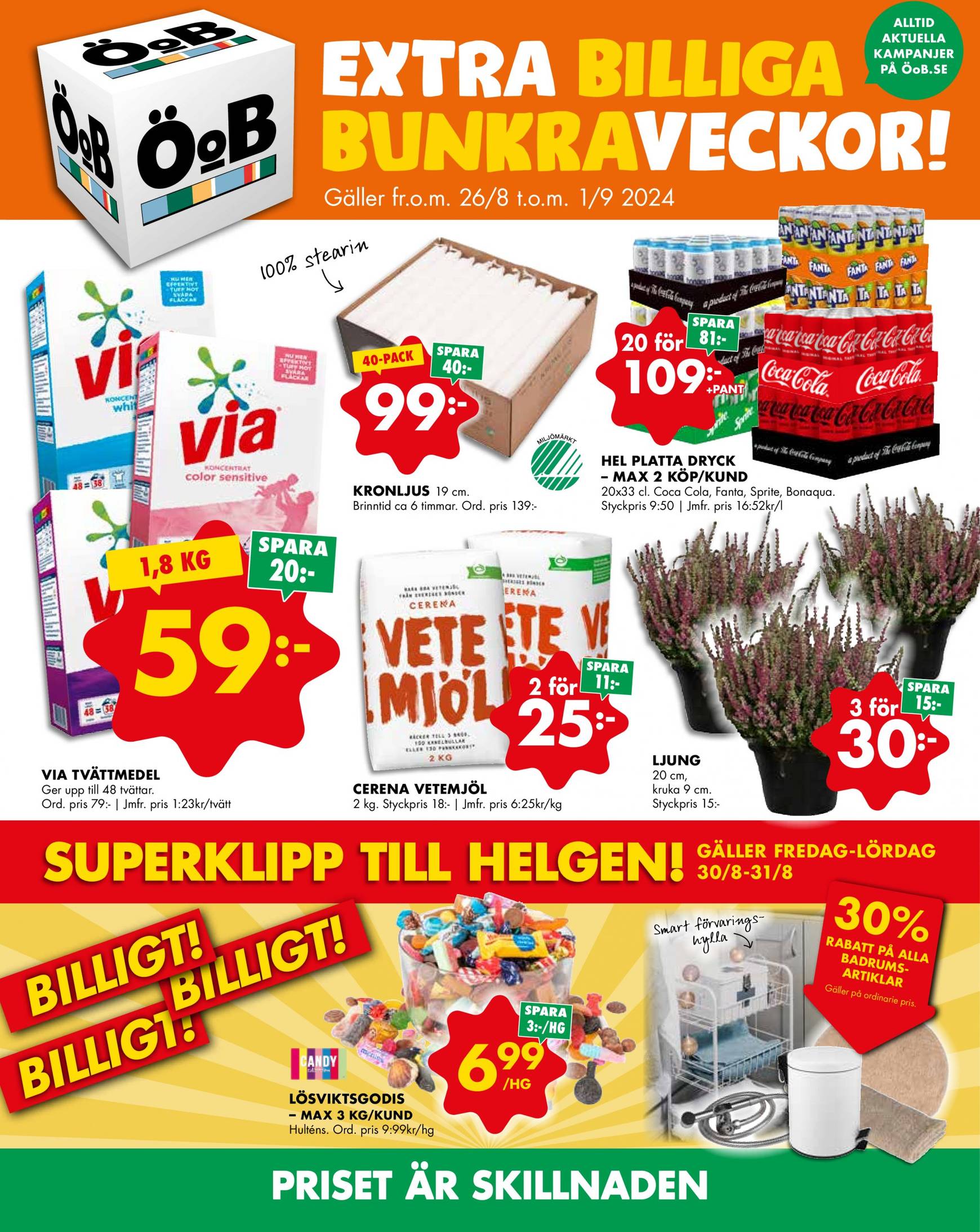 oob - ÖoB-reklambladet giltigt från 26.08. - 01.09. - page: 1