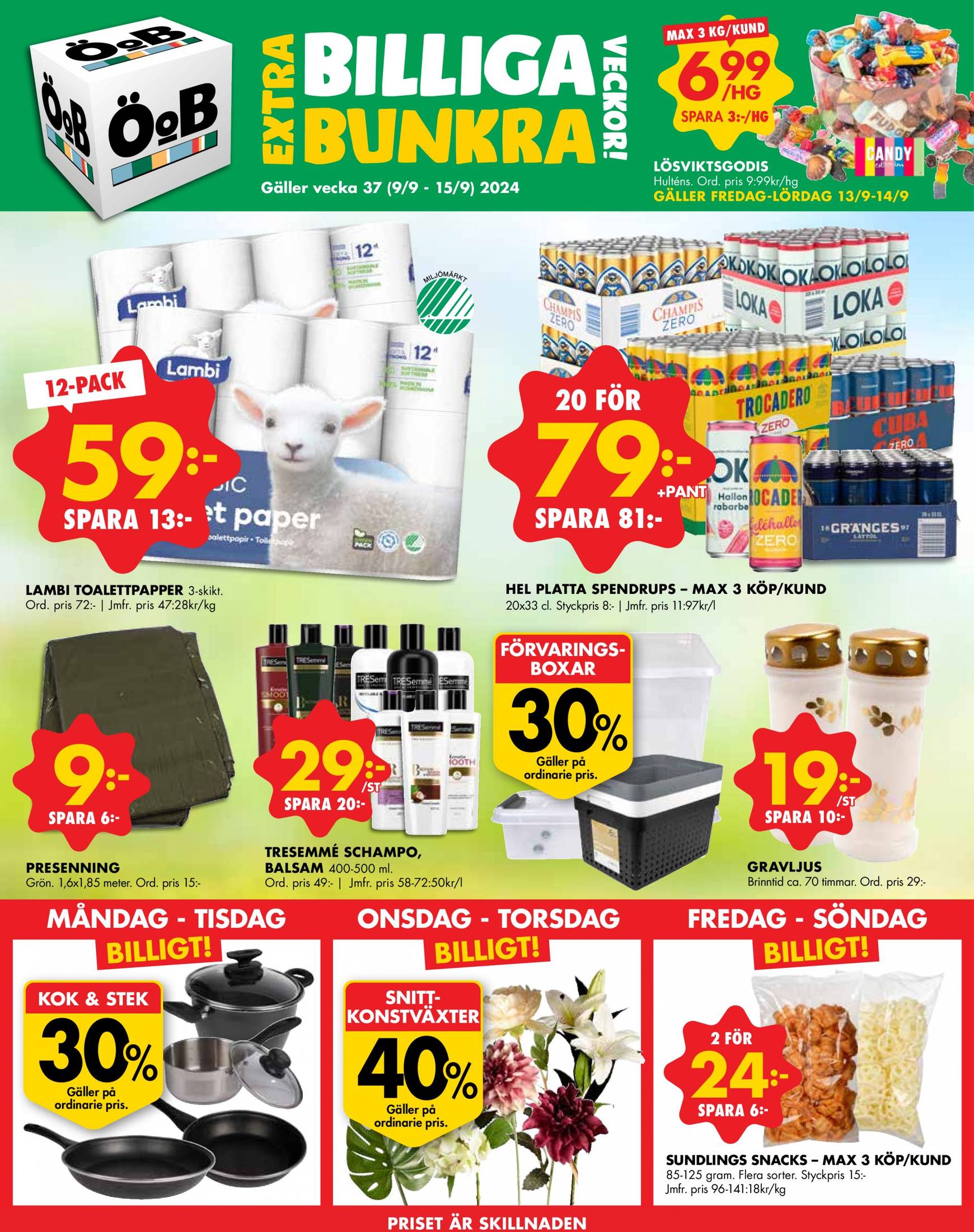 oob - ÖoB-reklambladet giltigt från 09.09. - 15.09.