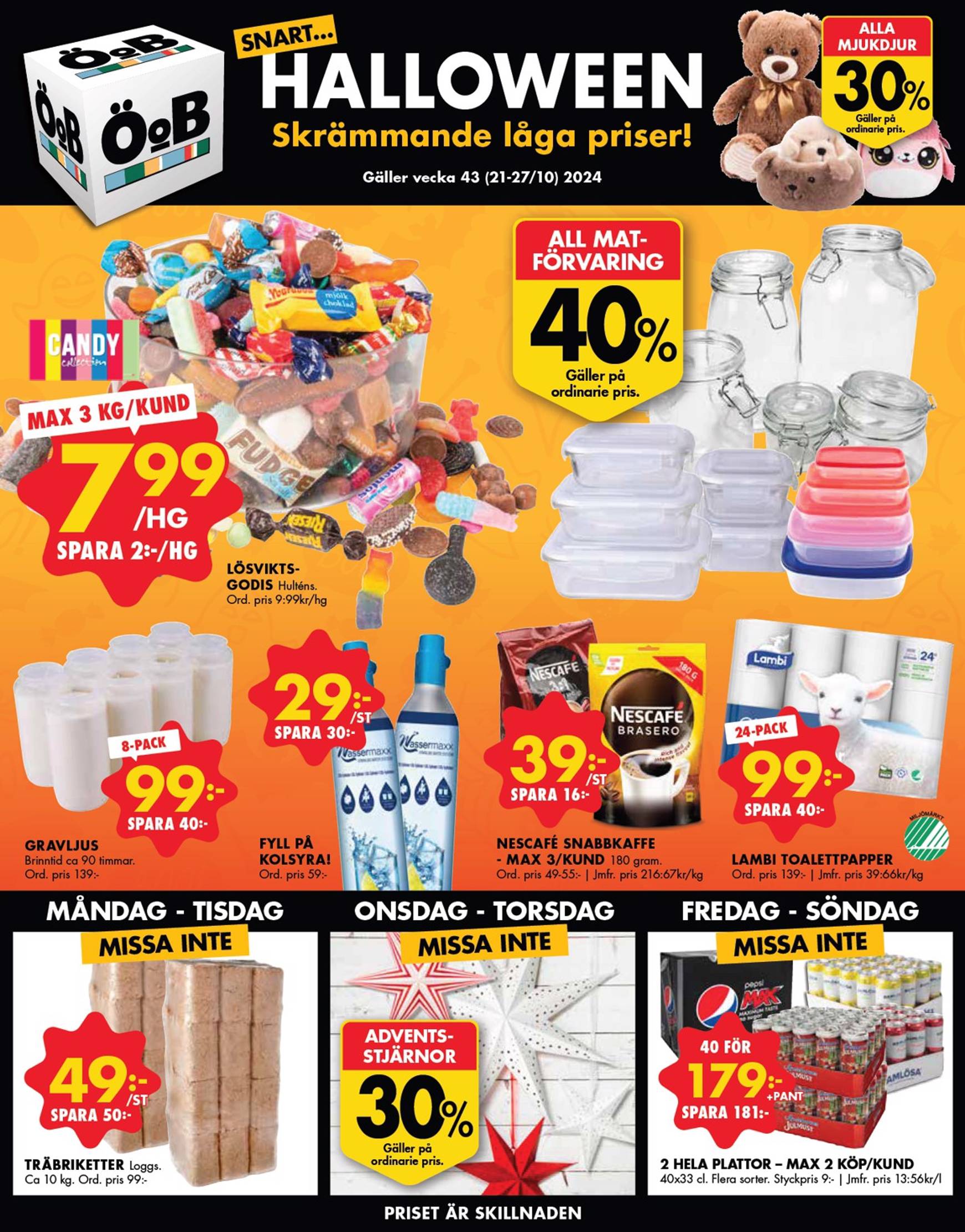 oob - ÖoB-reklambladet är giltigt från 21.10. - 27.10.