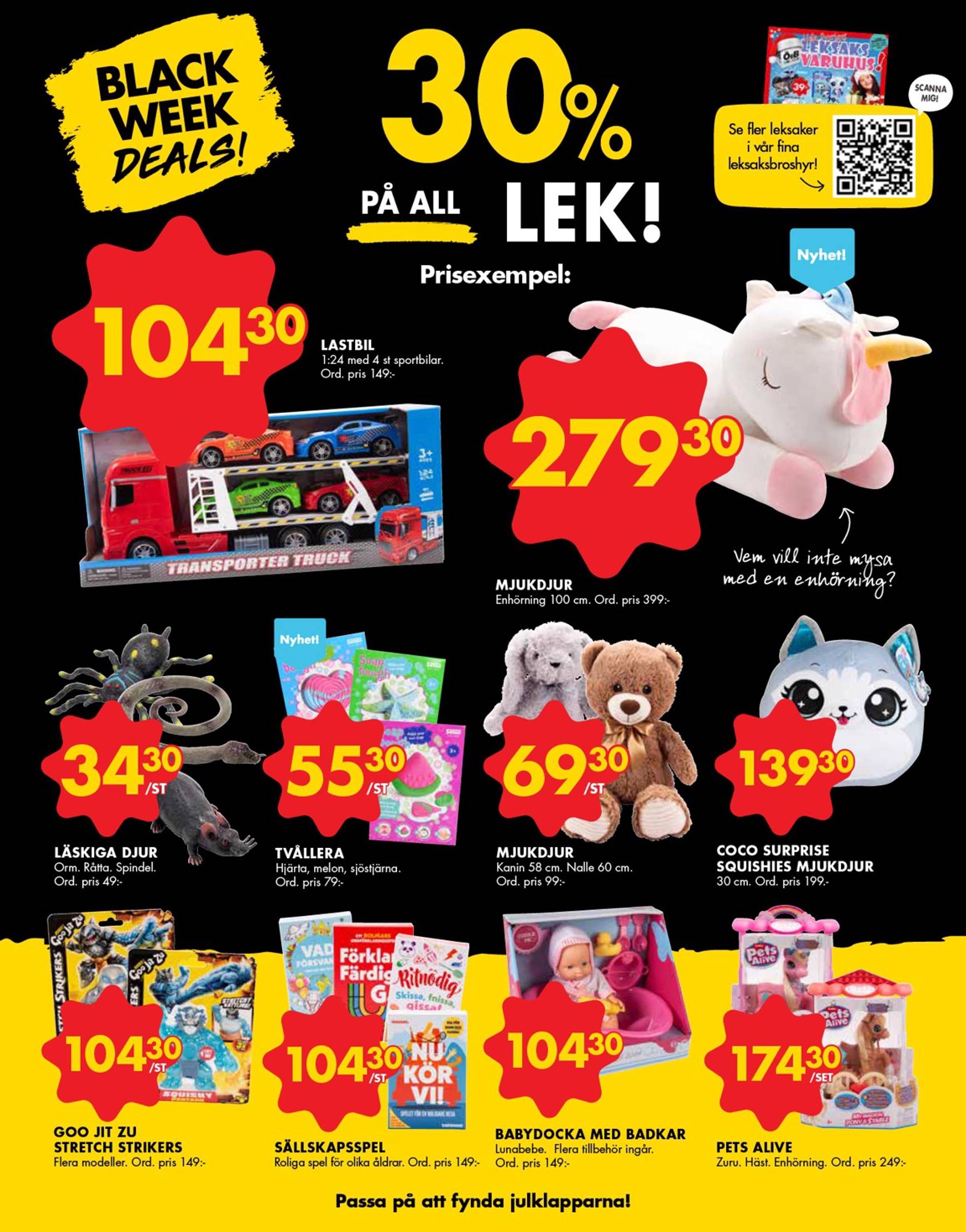 oob - ÖoB - Black Week-reklambladet är giltigt från 25/11 - 01/12 - page: 7