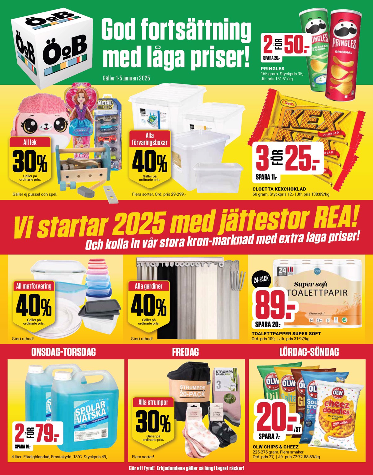 oob - ÖoB-reklambladet giltigt från 01/01 - 05/01