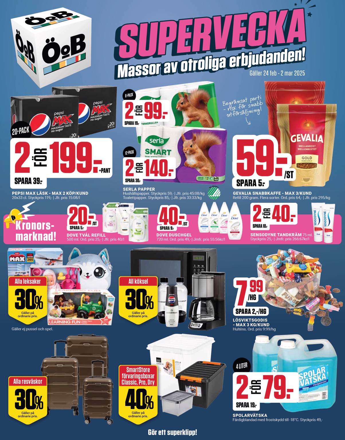 oob - ÖoB-reklambladet giltigt från 24/02 - 02/03