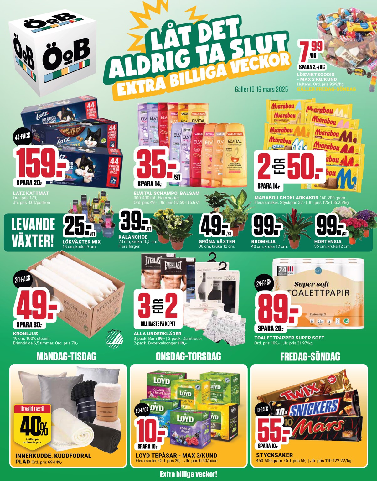 oob - ÖoB-reklambladet giltigt från 10/03 - 16/03