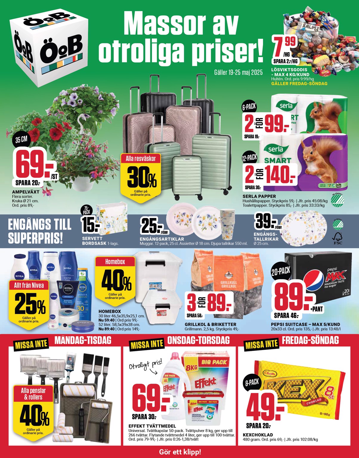 oob - ÖoB-reklambladet giltigt från 19/05 - 25/05 - page: 1