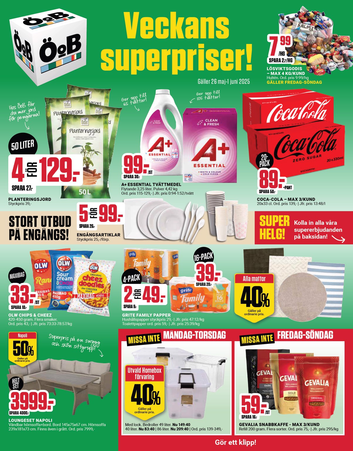 oob - ÖoB-reklambladet giltigt från 26/05 - 01/06