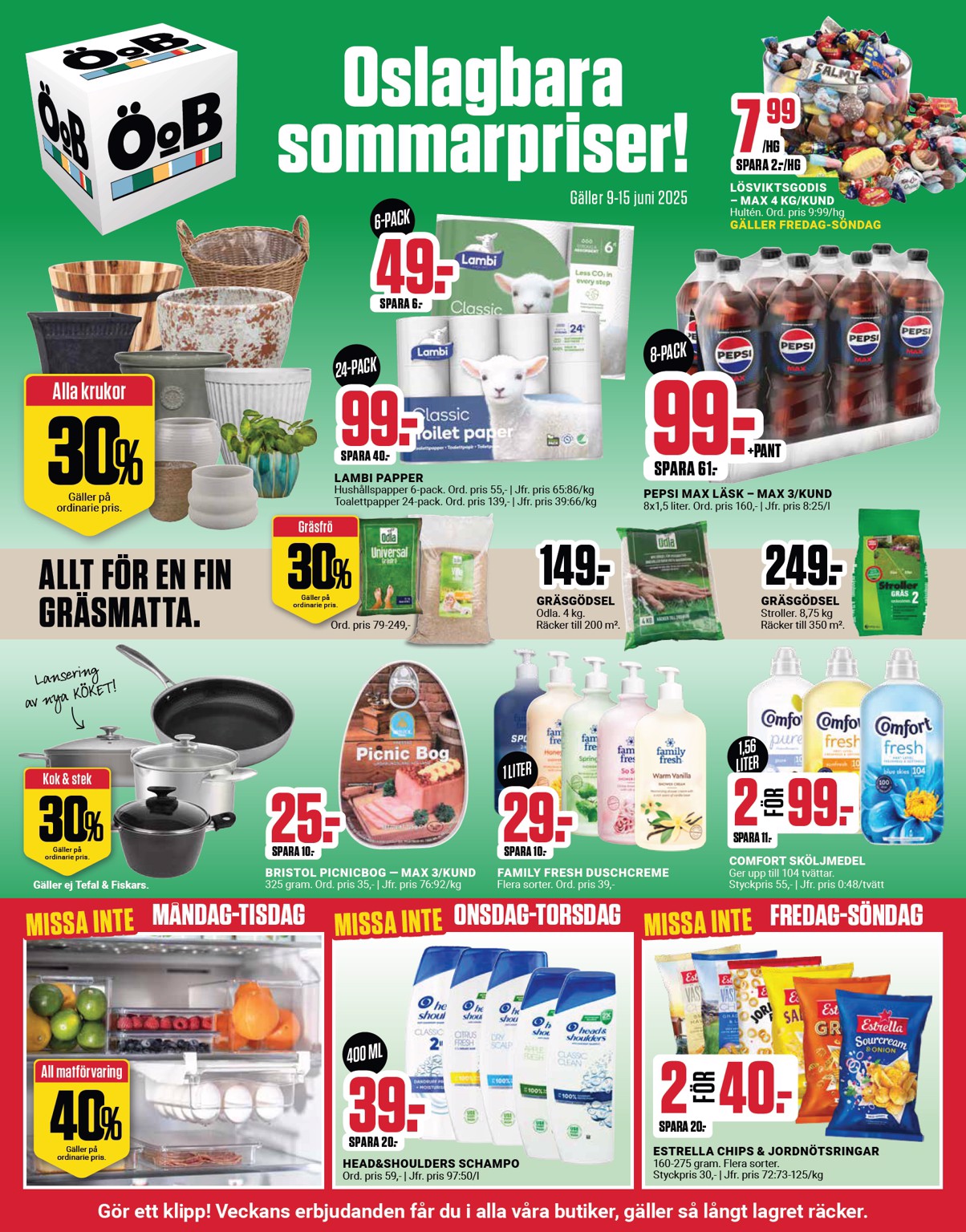 oob - ÖoB-reklambladet giltigt från 09/06 - 15/06