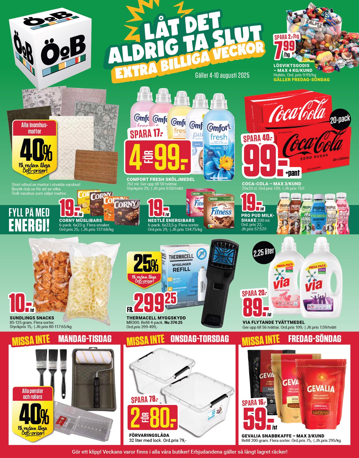 oob - ÖoB-reklambladet giltigt från 04/08 - 10/08
