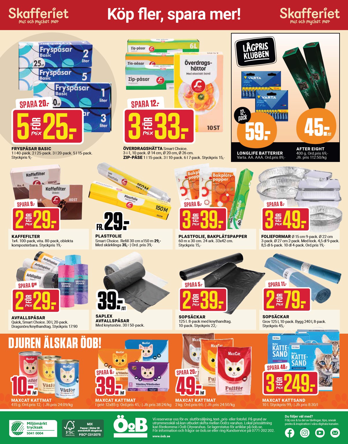 oob - ÖoB-reklambladet giltigt från 18/08 - 24/08 - page: 12