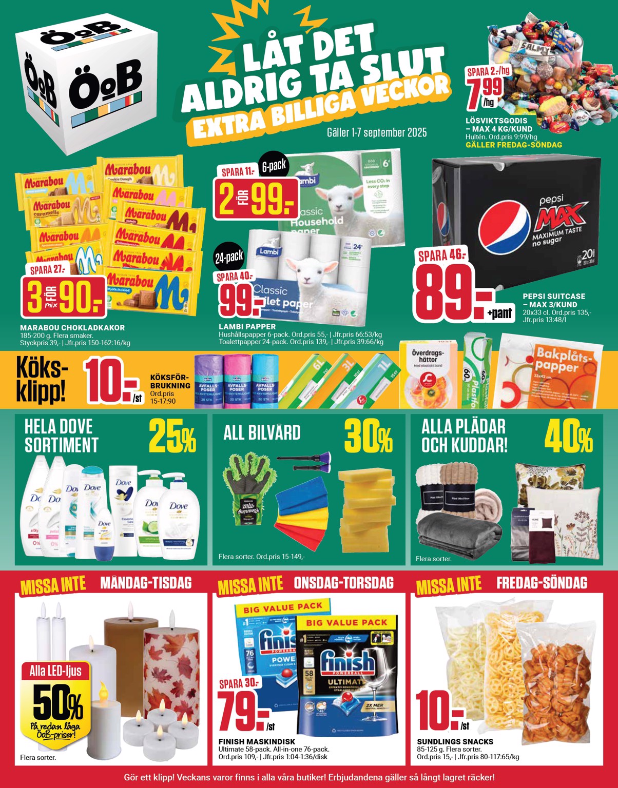 oob - ÖoB-reklambladet giltigt från 01/09 - 07/09