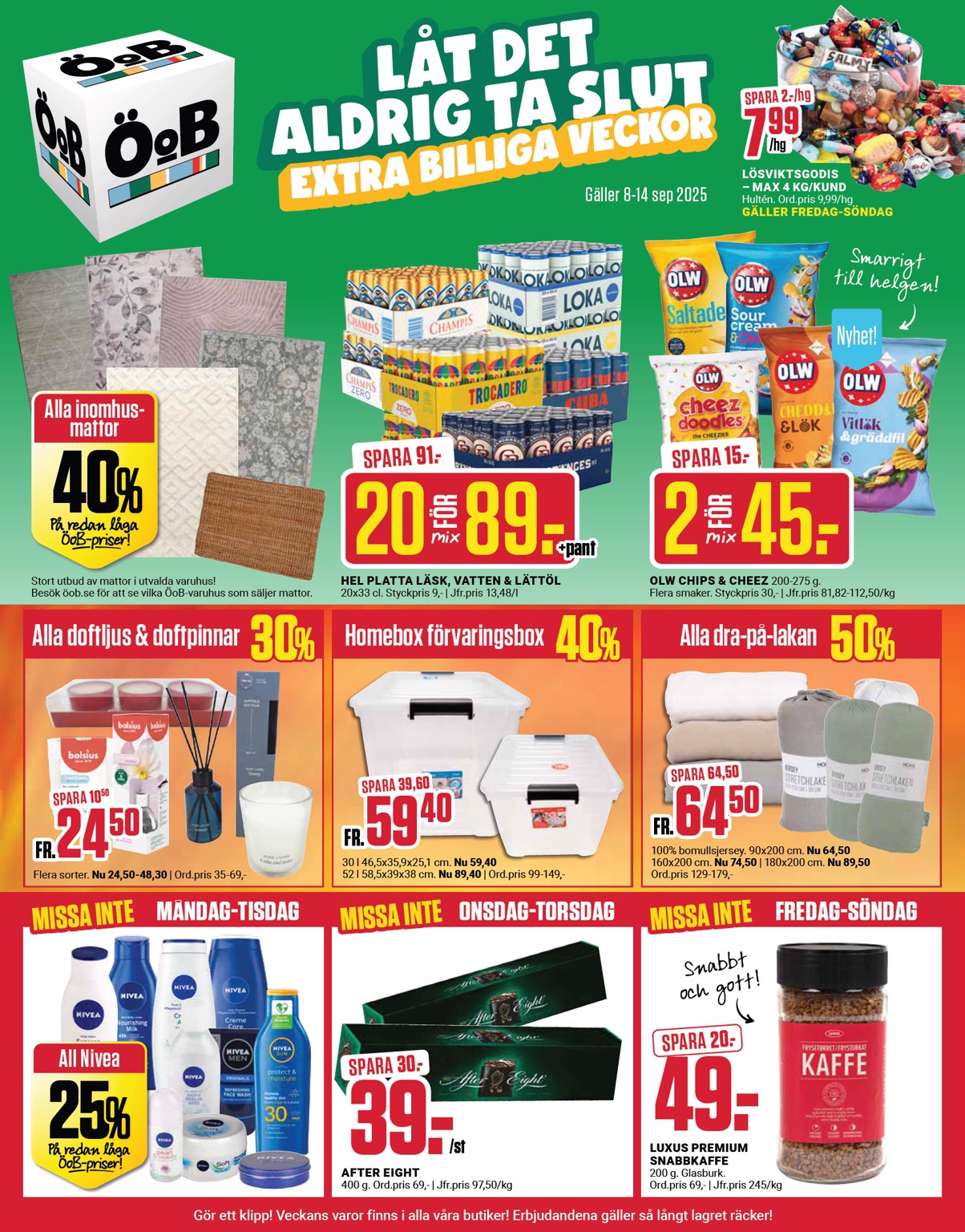 oob - ÖoB-reklambladet giltigt från 08/09 - 14/09