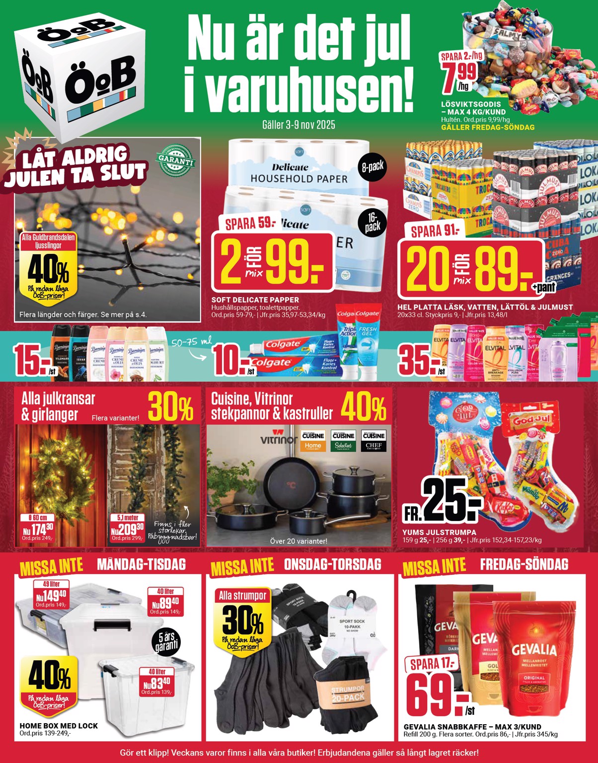 oob - ÖoB-reklambladet giltigt från 03/11 - 09/11