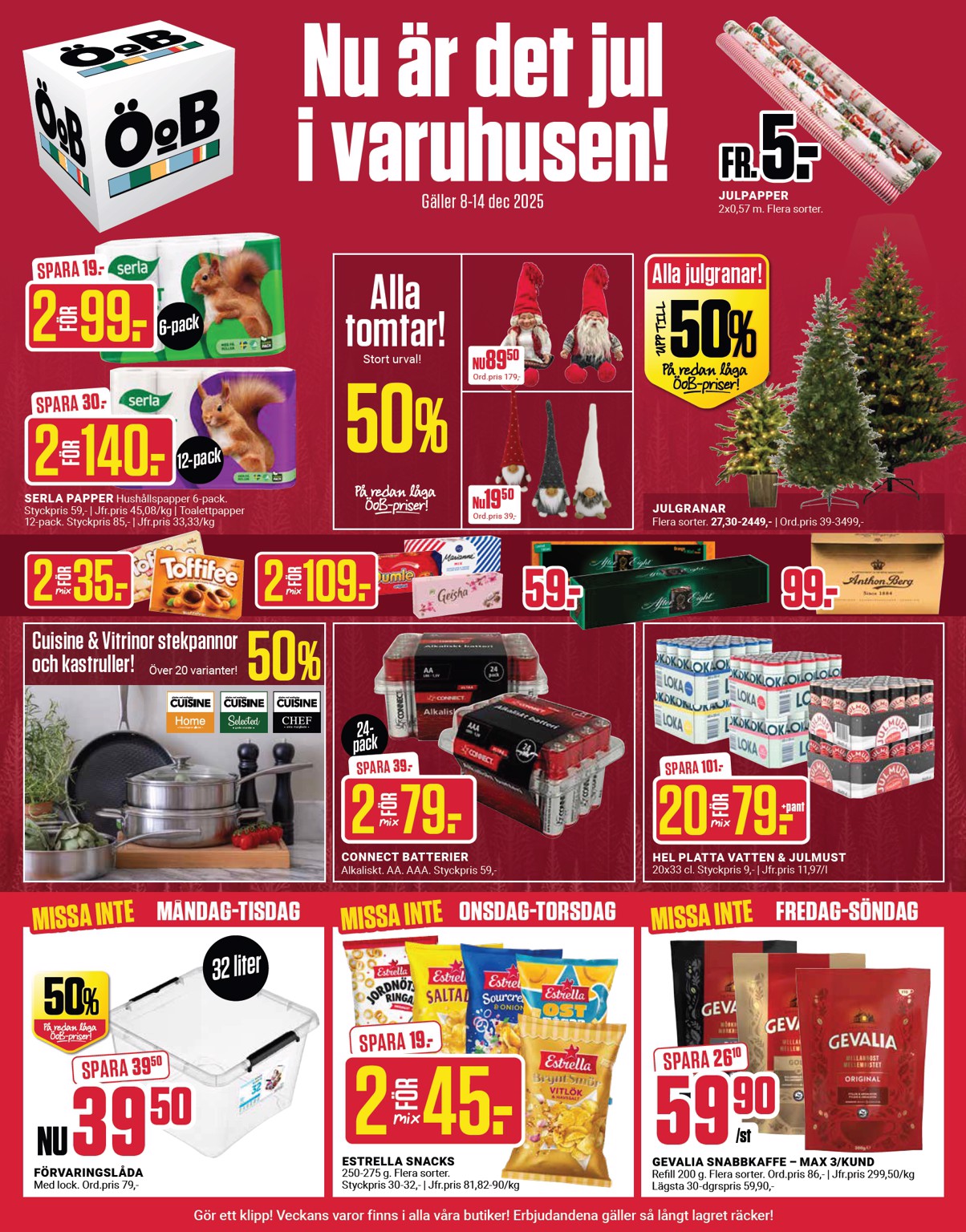 oob - ÖoB-reklambladet giltigt från 08/12 - 14/12