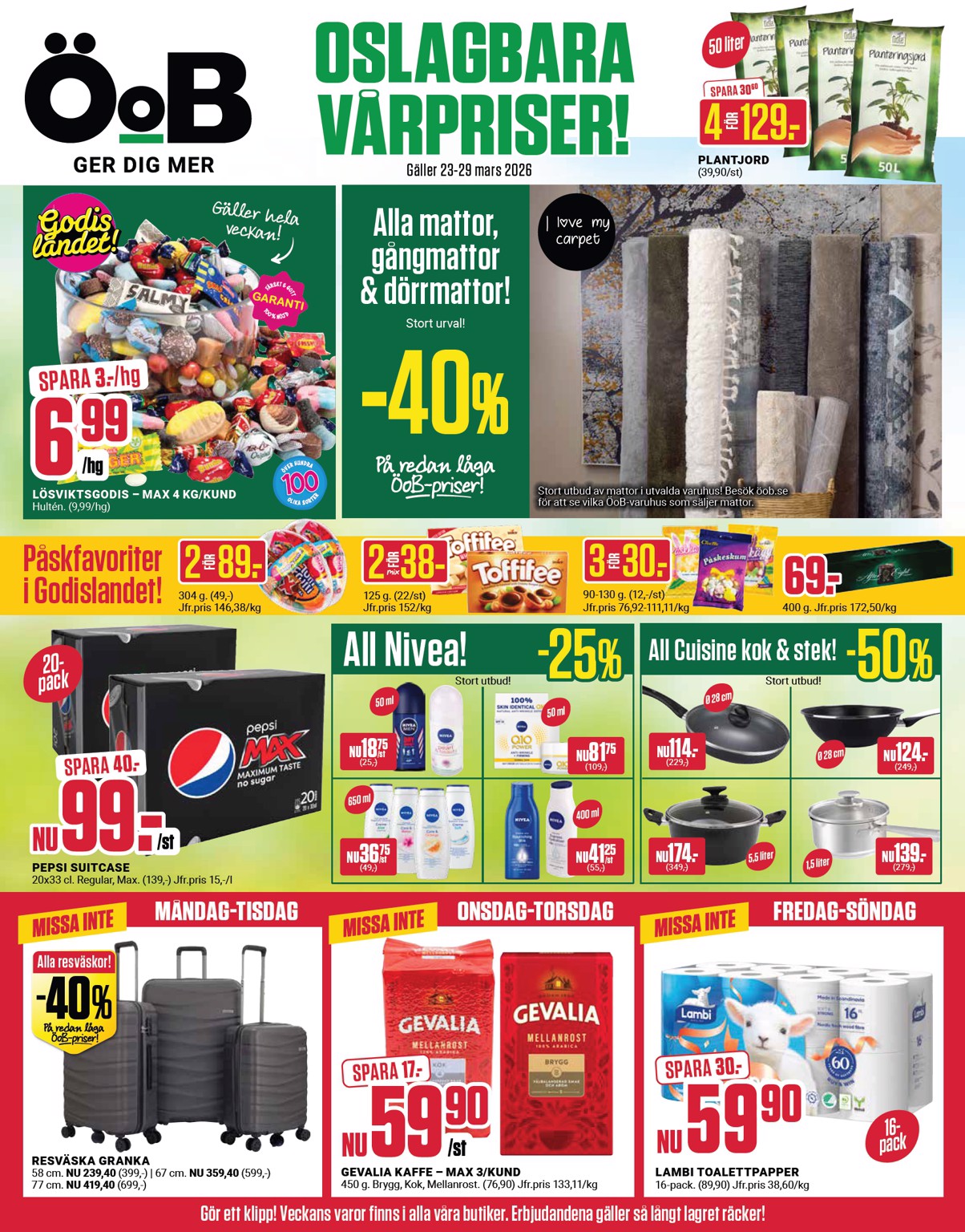 oob - ÖoB-reklambladet giltigt från 23/03/2026 - 29/03/2026 - page: 1