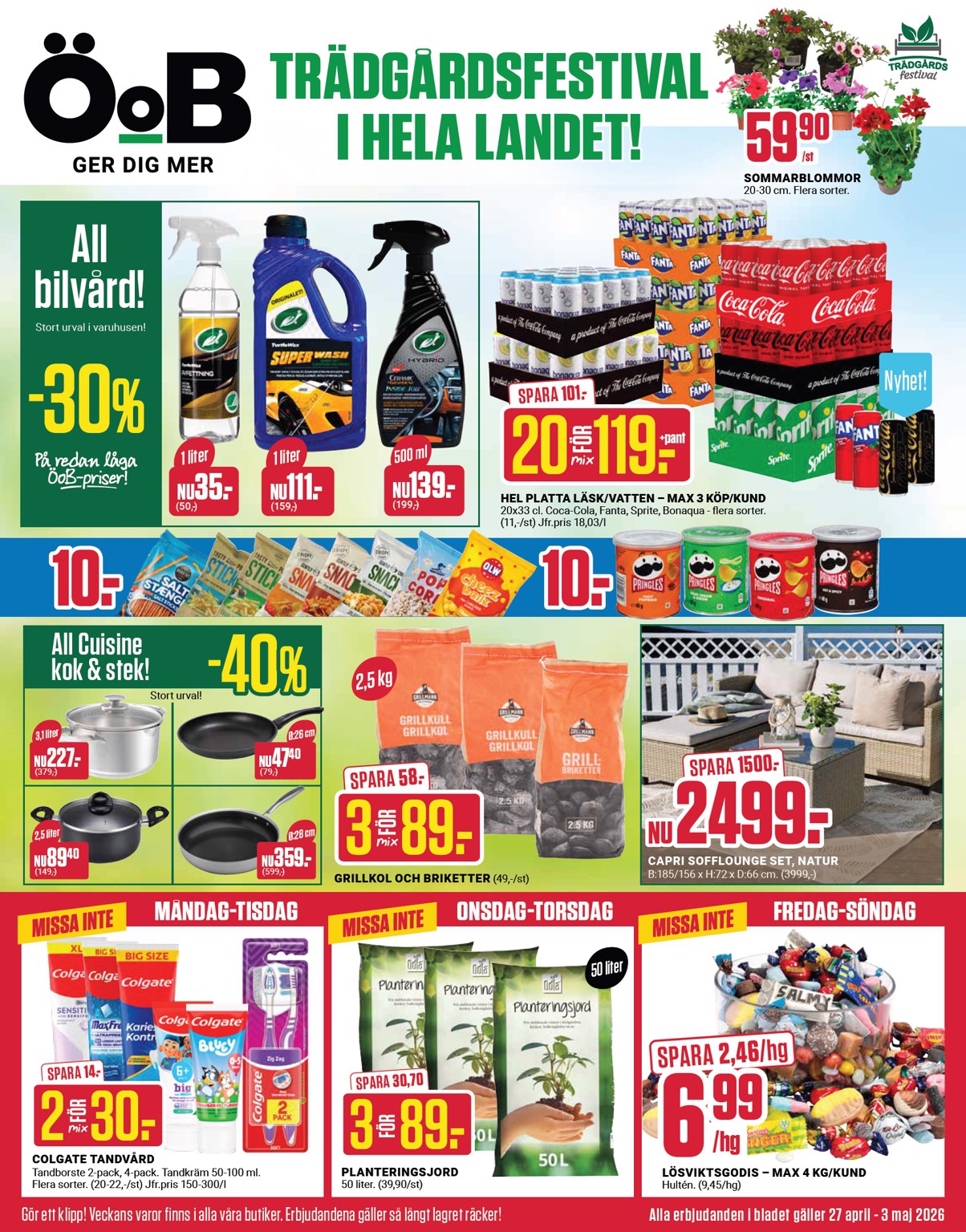 oob - ÖoB reklamblad för nästa vecka från måndag 27/04/2026 till söndag 03/05/2026 - page: 1