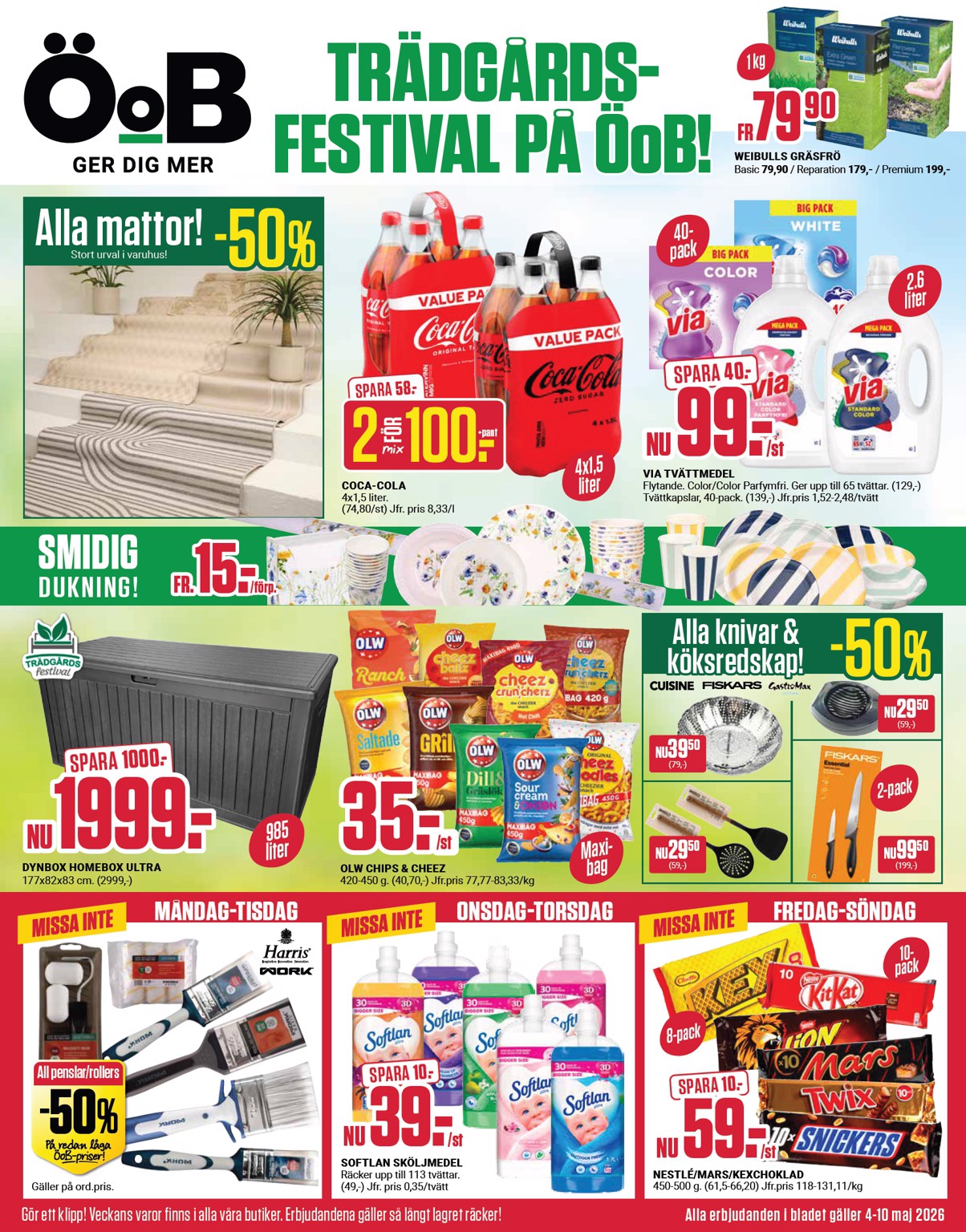 oob - ÖoB reklamblad för nästa vecka från måndag 04/05/2026 till söndag 10/05/2026 - page: 1