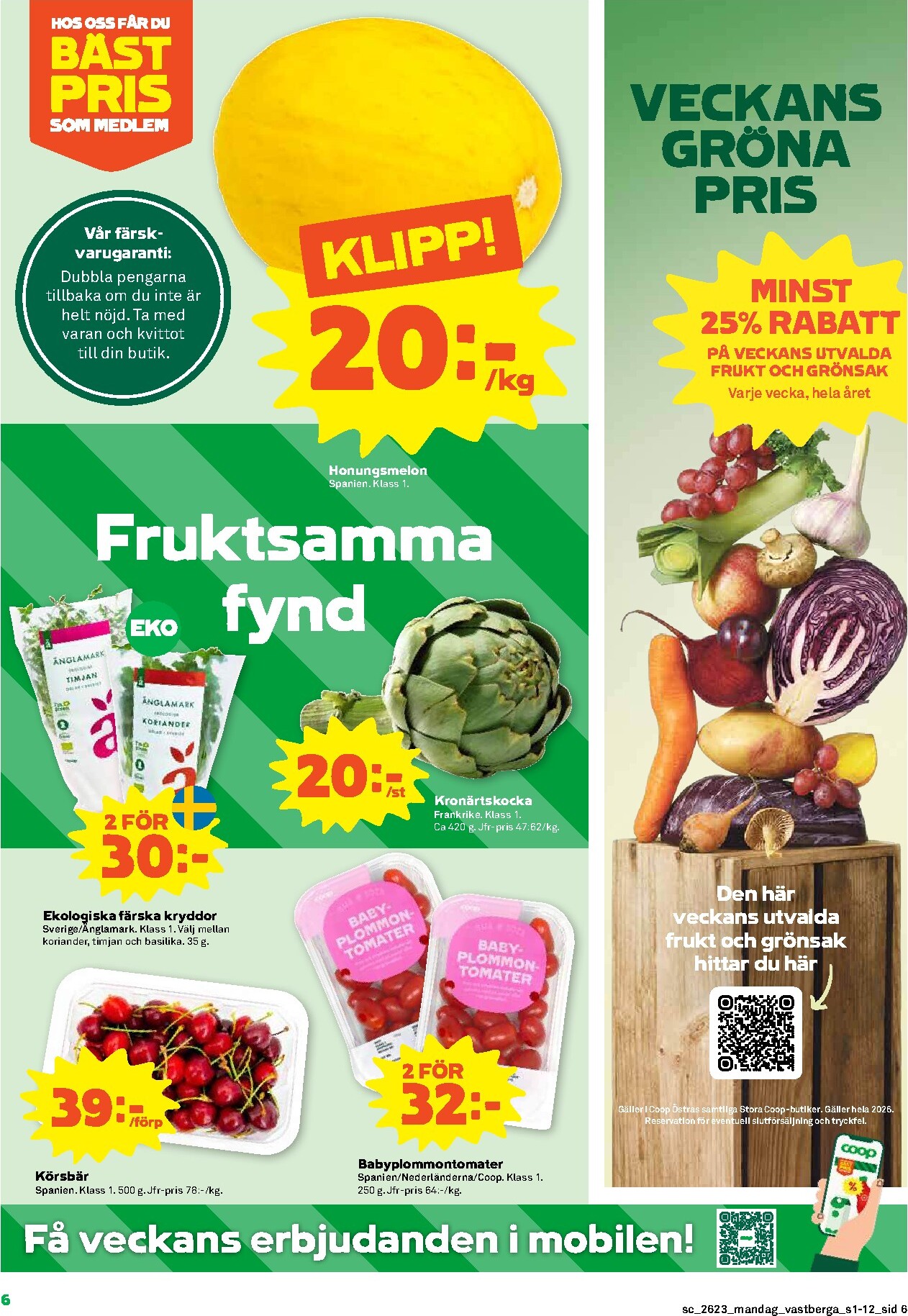 coop - Nytt Stora Coop reklamblad från måndag, 01/06/2026 till söndag, 07/06/2026 - page: 6