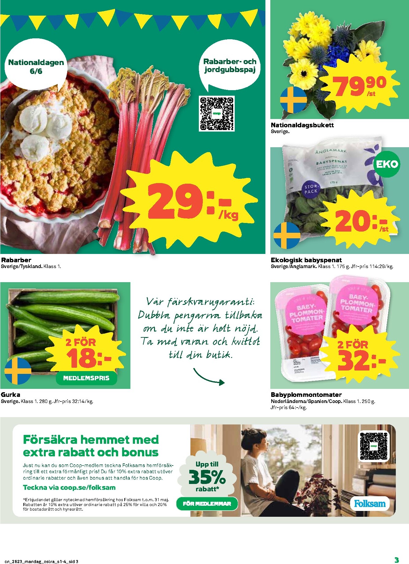 coop - Nytt Coop reklamblad från måndag, 01/06/2026 till söndag, 07/06/2026 - page: 3