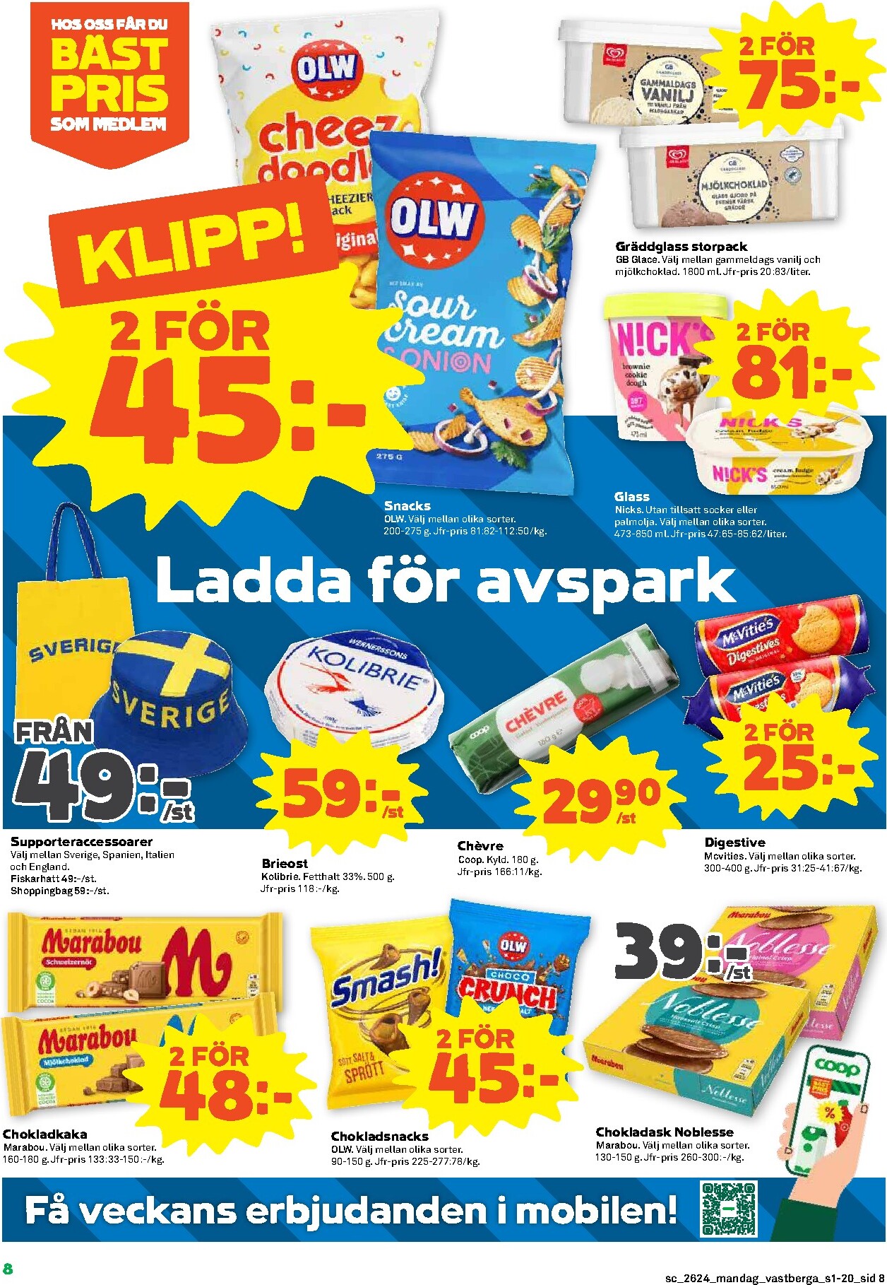coop - Nytt Stora Coop reklamblad från måndag, 08/06/2026 till söndag, 14/06/2026 - page: 8