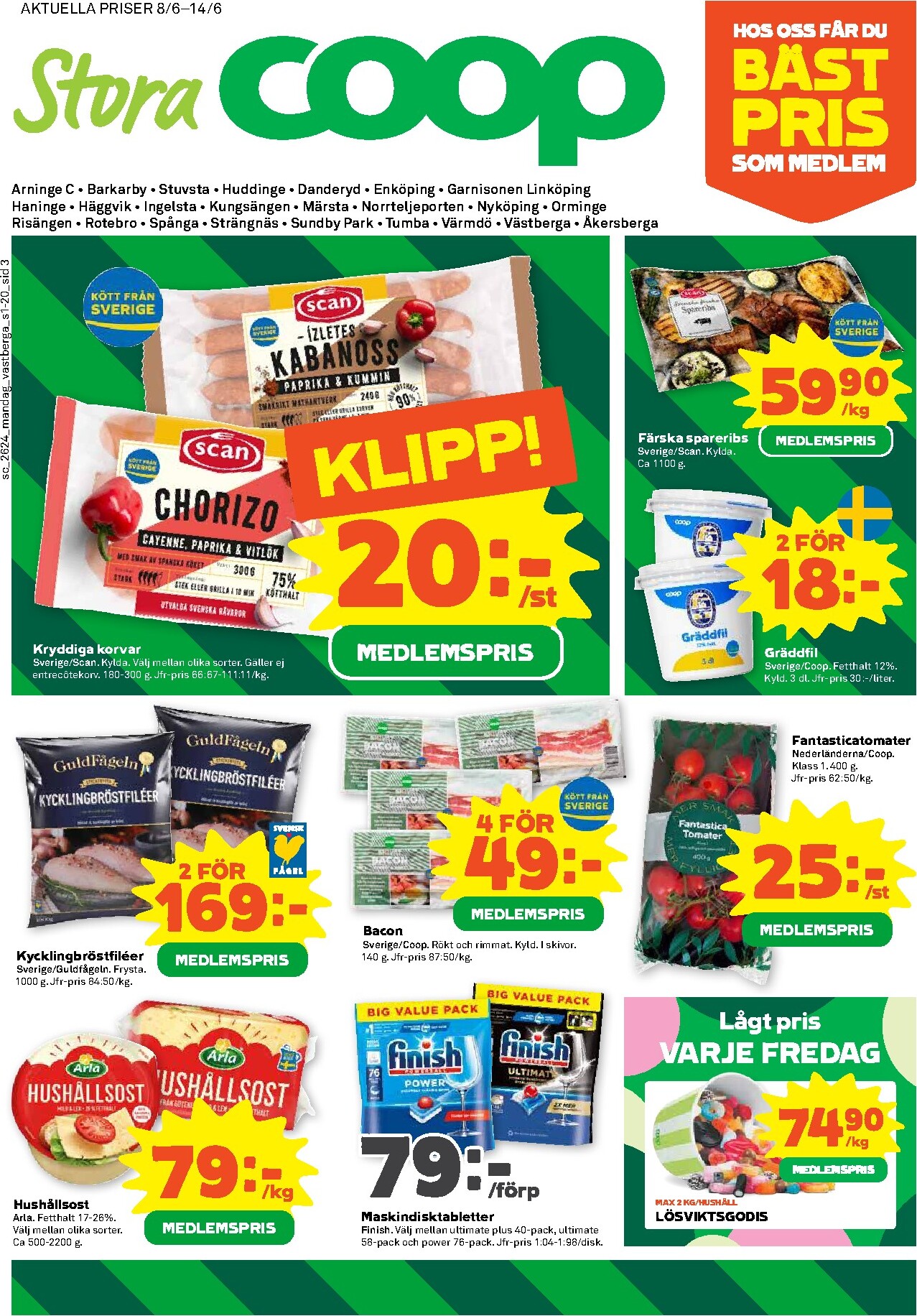 coop - Nytt Stora Coop reklamblad från måndag, 08/06/2026 till söndag, 14/06/2026 - page: 3