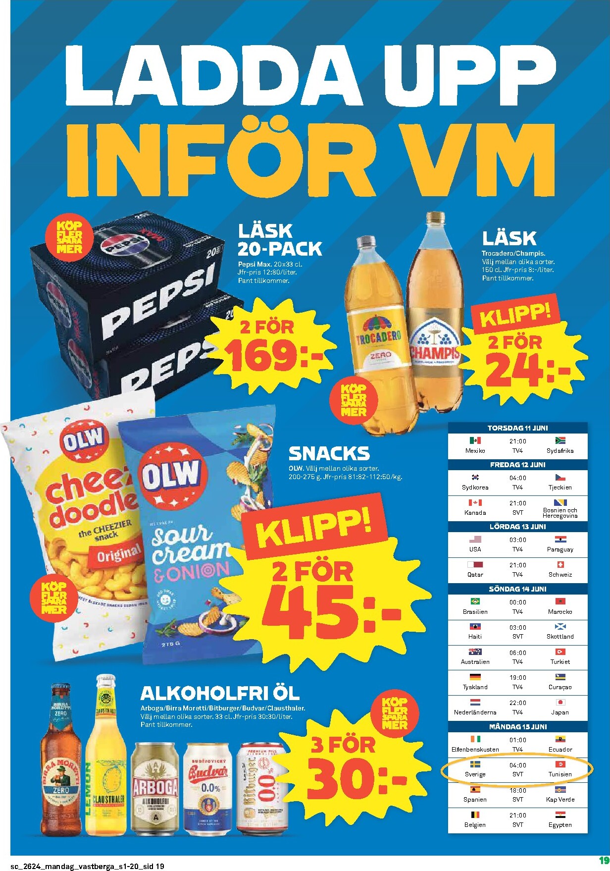 coop - Nytt Stora Coop reklamblad från måndag, 08/06/2026 till söndag, 14/06/2026 - page: 19