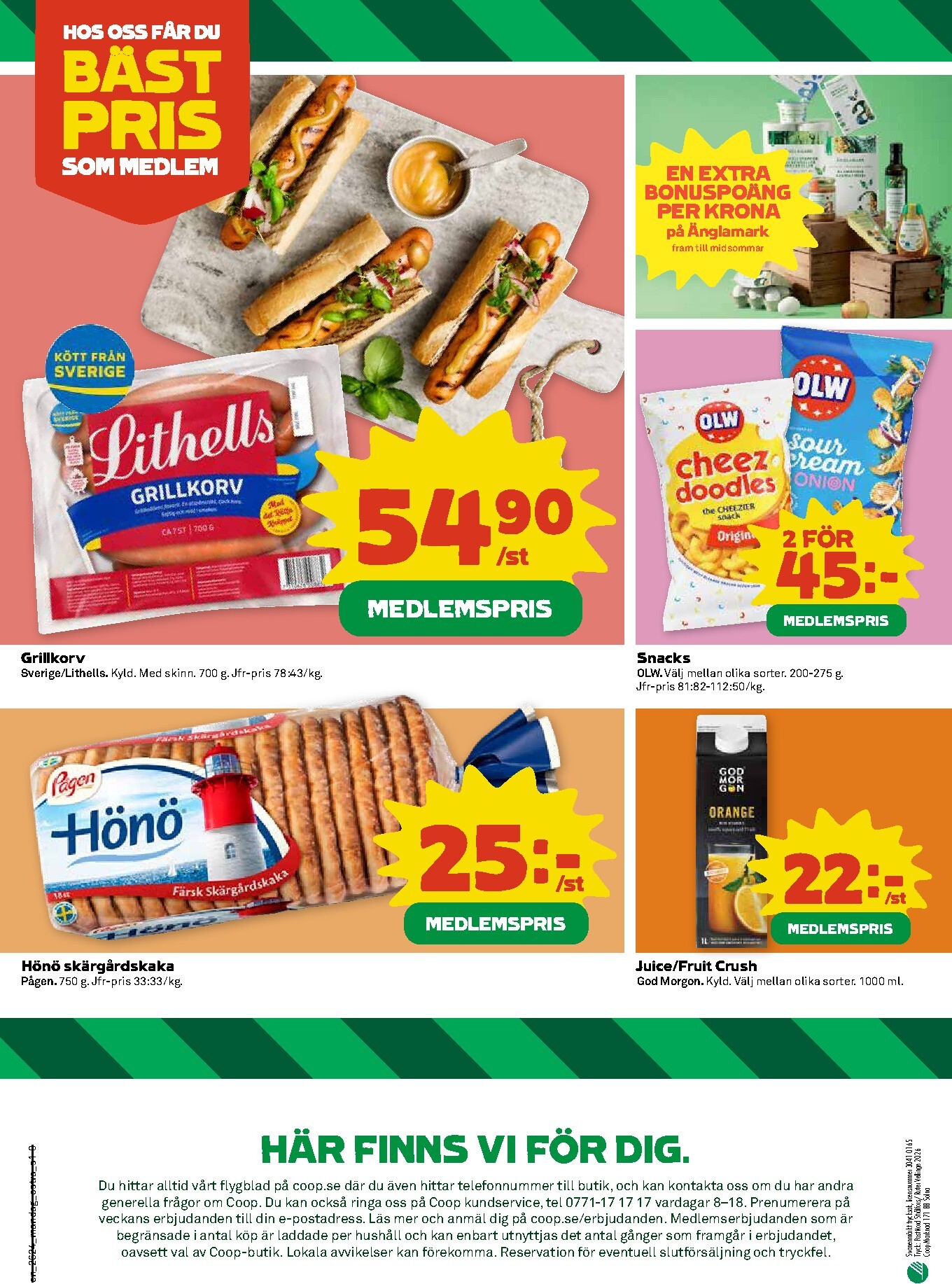 coop - Nytt Coop reklamblad från måndag, 08/06/2026 till söndag, 14/06/2026 - page: 4