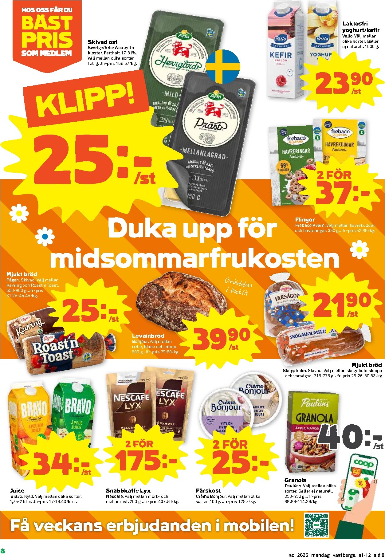 coop - Nytt Stora Coop reklamblad från måndag, 15/06/2026 till söndag, 21/06/2026 - page: 8