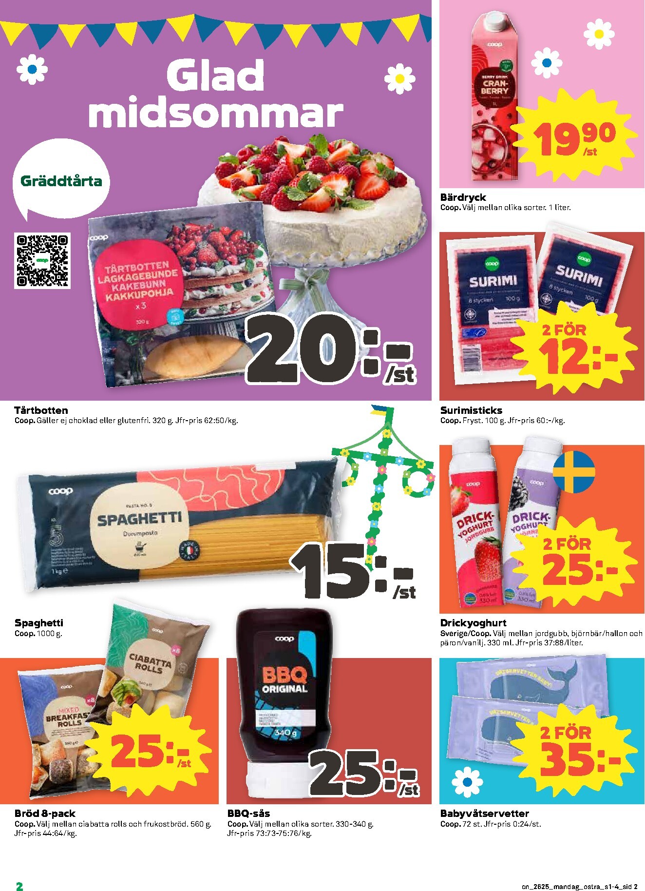 coop - Nytt Coop reklamblad från måndag, 15/06/2026 till söndag, 21/06/2026 - page: 2
