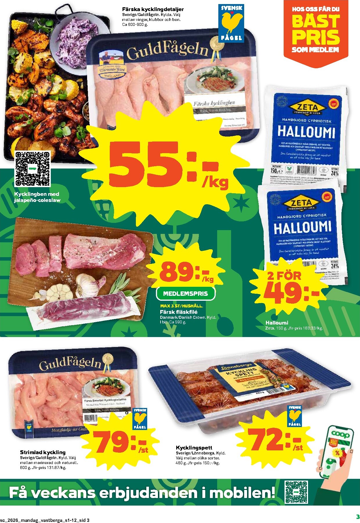 coop - Nytt Stora Coop reklamblad från måndag, 22/06/2026 till söndag, 28/06/2026 - page: 3