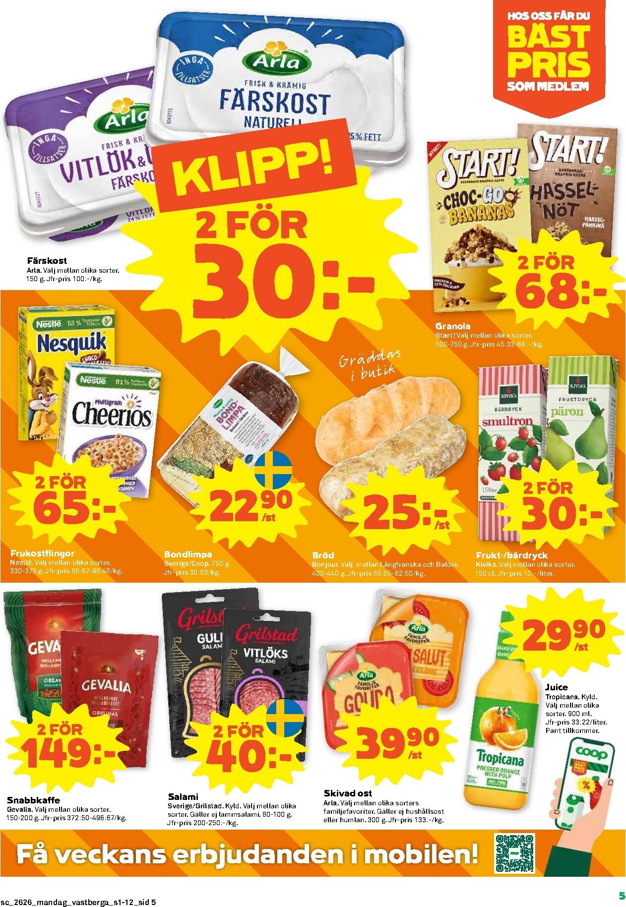 coop - Nytt Stora Coop reklamblad från måndag, 22/06/2026 till söndag, 28/06/2026 - page: 5